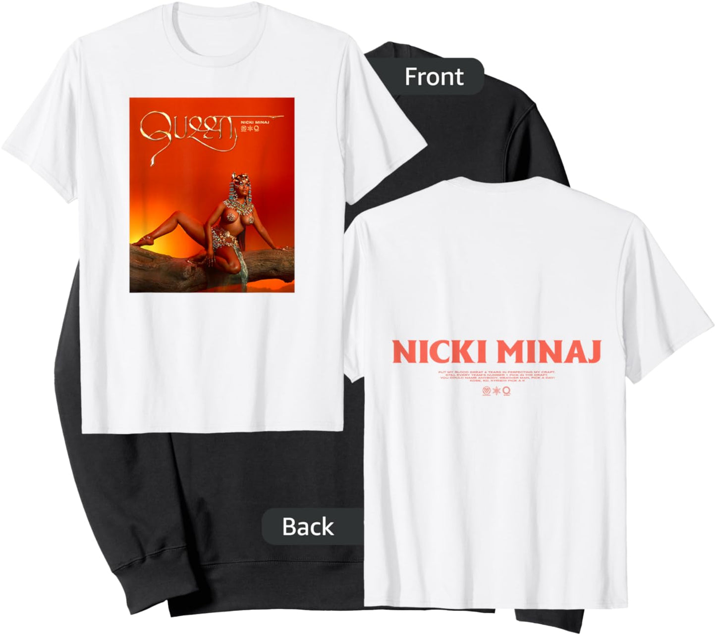 Nicki Minaj Queen Album Sweatshirt - Sweatshirt | Black