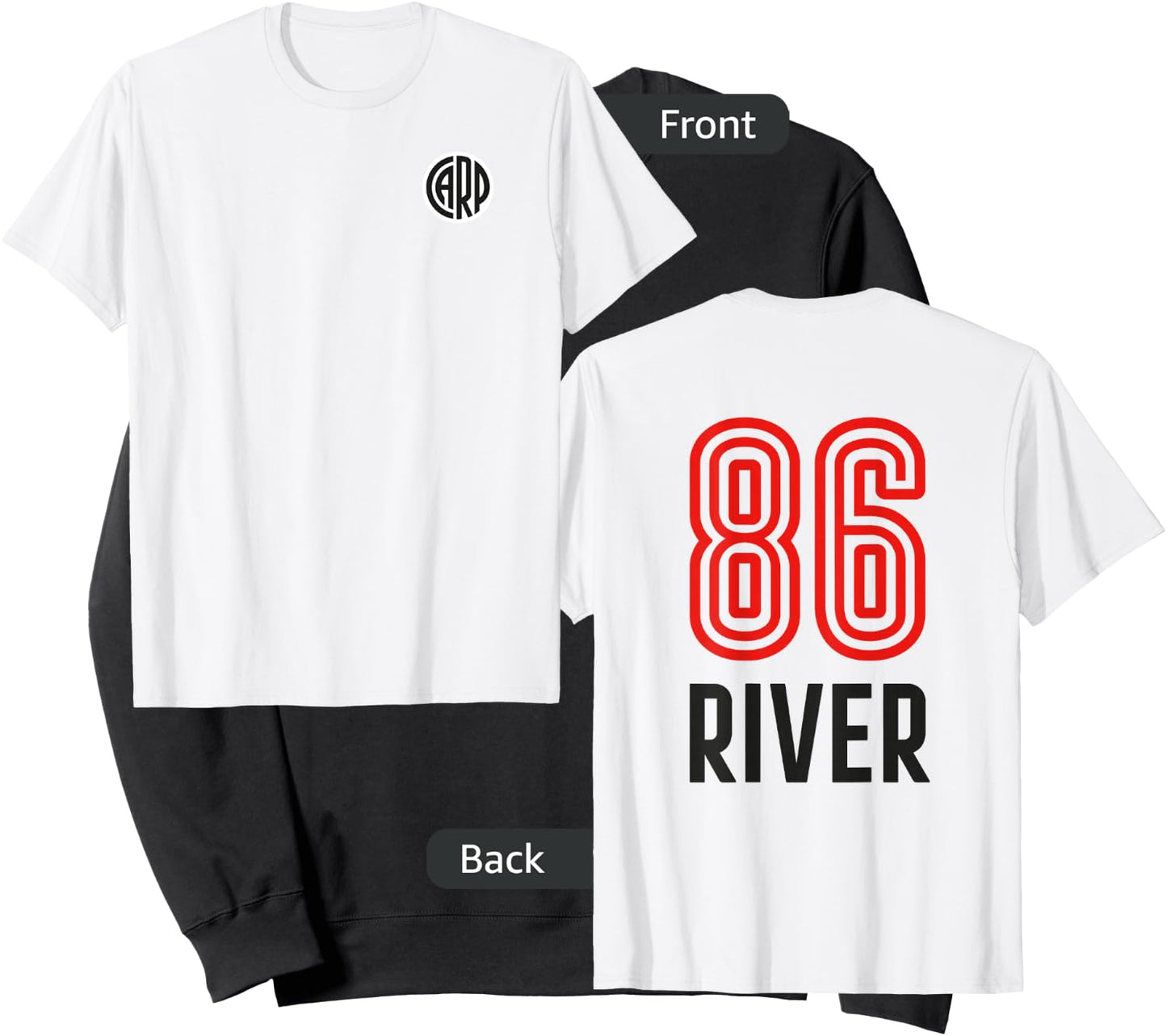 River Plate Argentina - Logo 86 River Sweatshirt - Sweatshirt | Black