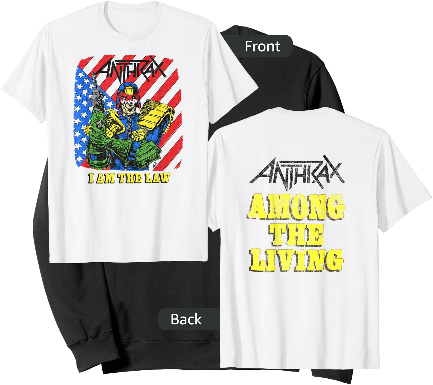 Anthrax - Among The Living 35th I Am The Law Sweatshirt - Sweatshirt | Black