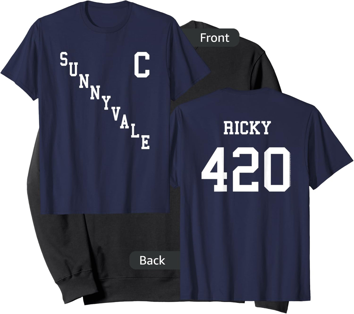Trailer Park Boys Sunnyvale Hockey Jersey Front & Back Sweatshirt - Sweatshirt | Black