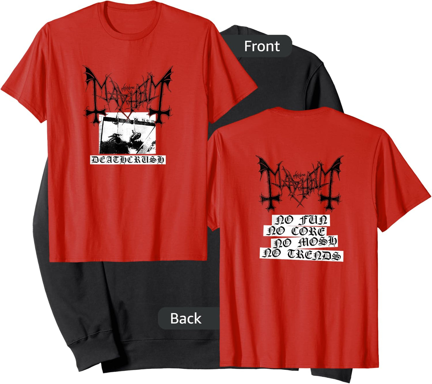 Mayhem - Official Merchandise - Deathcrush Sweatshirt - Sweatshirt | Black