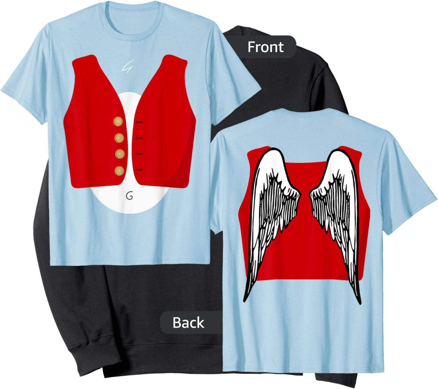 Costume Flying Monkeys Halloween ( wings on the back) Sweatshirt - Sweatshirt | Black