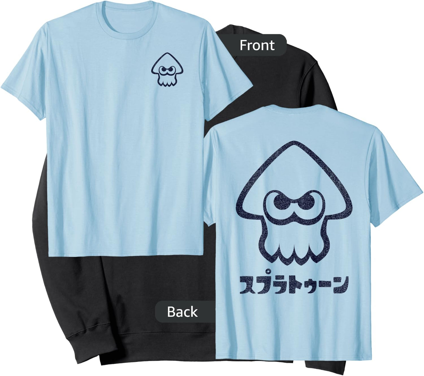 Nintendo Splatoon Squid Left Chest Graphic Sweatshirt - Sweatshirt | Black