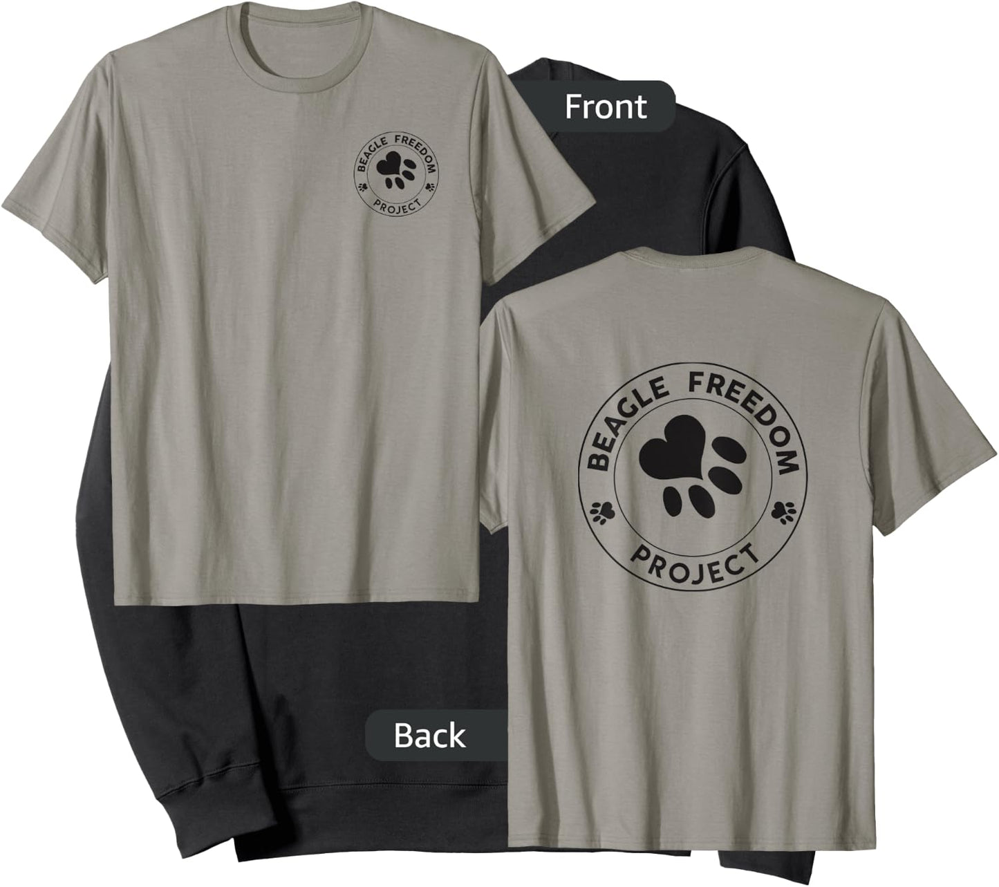 Beagle Freedom Project- Rescue Dogs- Free the beagles Sweatshirt - Sweatshirt | Black