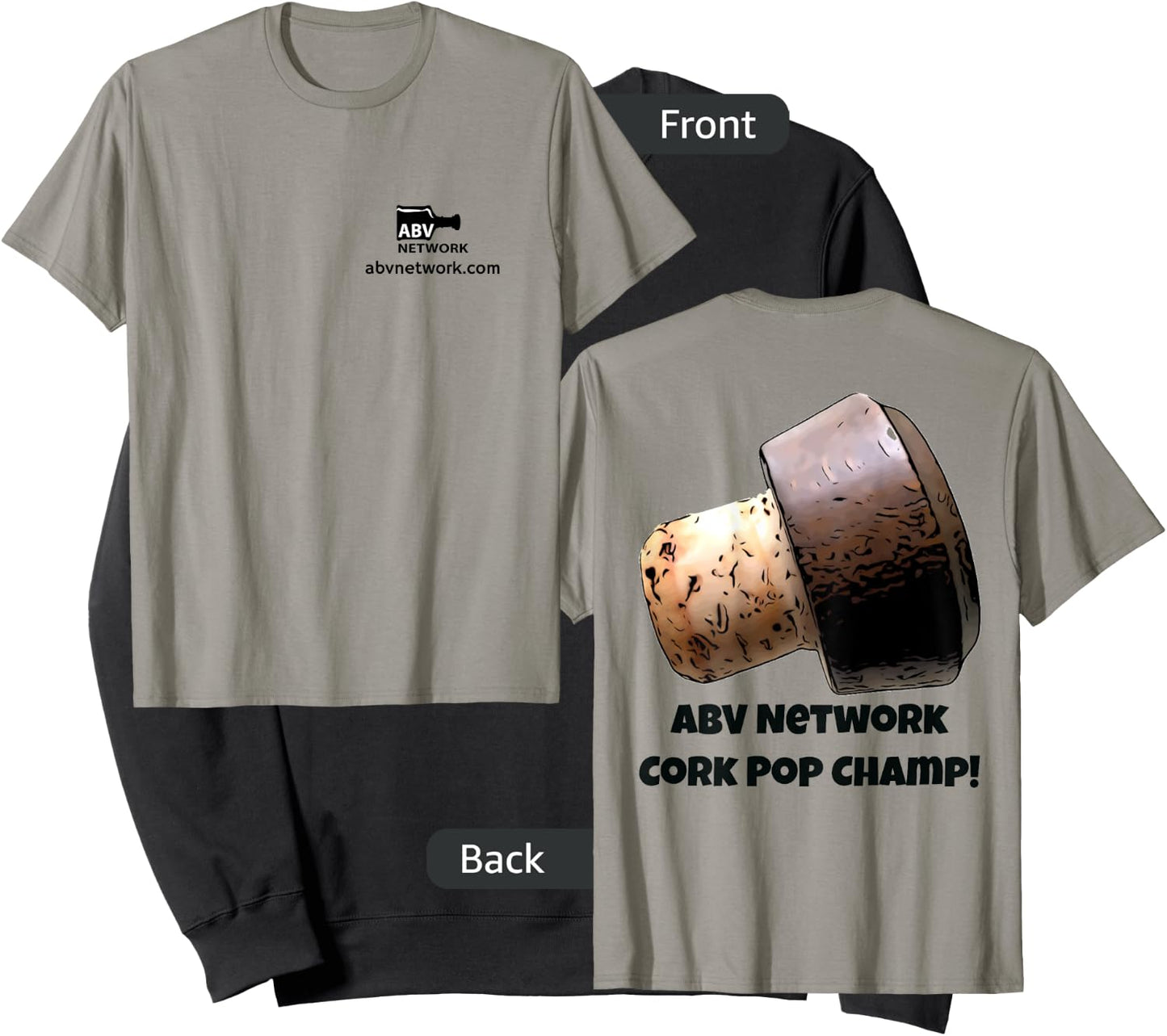 ABV Network Cork Pop Champ Sweatshirt - Sweatshirt | Black