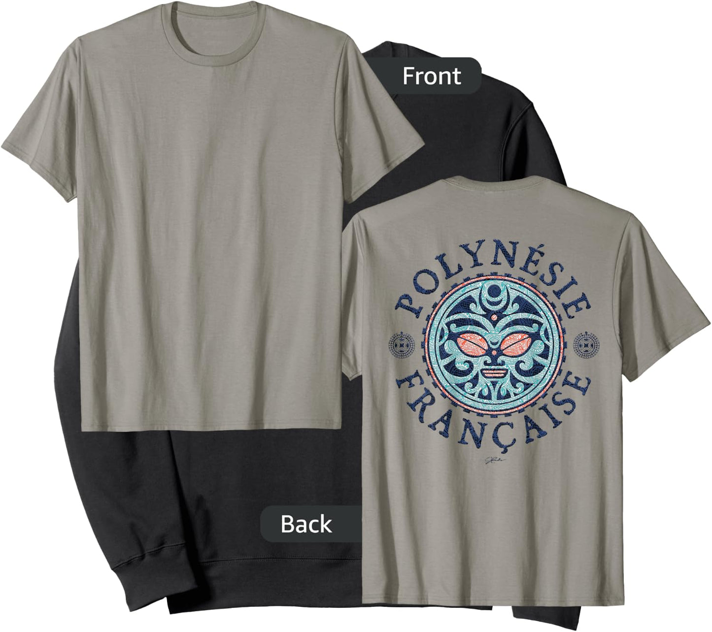 JCombs: French Polynesia, Polynesian Tattoo Art Sweatshirt - Sweatshirt | Black