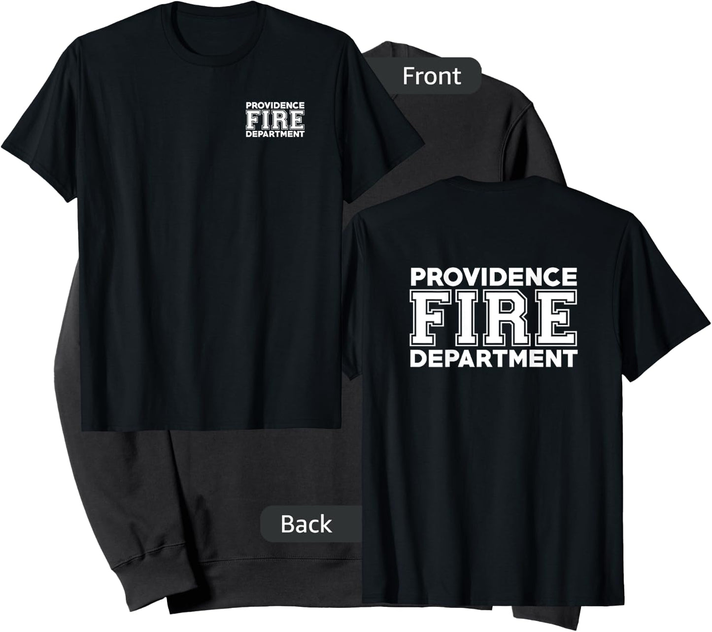 Providence Fire Rescue Rhode Island Firefighter Sweatshirt - Sweatshirt | Black