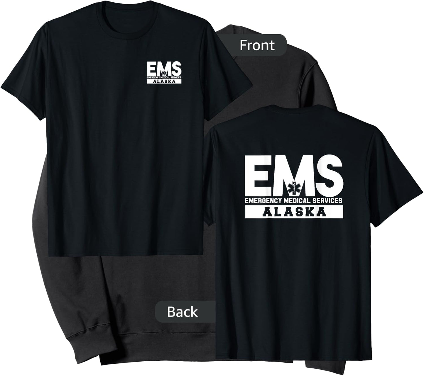 Alaska EMS Emergency Medical Services EMT Tech Duty Sweatshirt - Sweatshirt | Black
