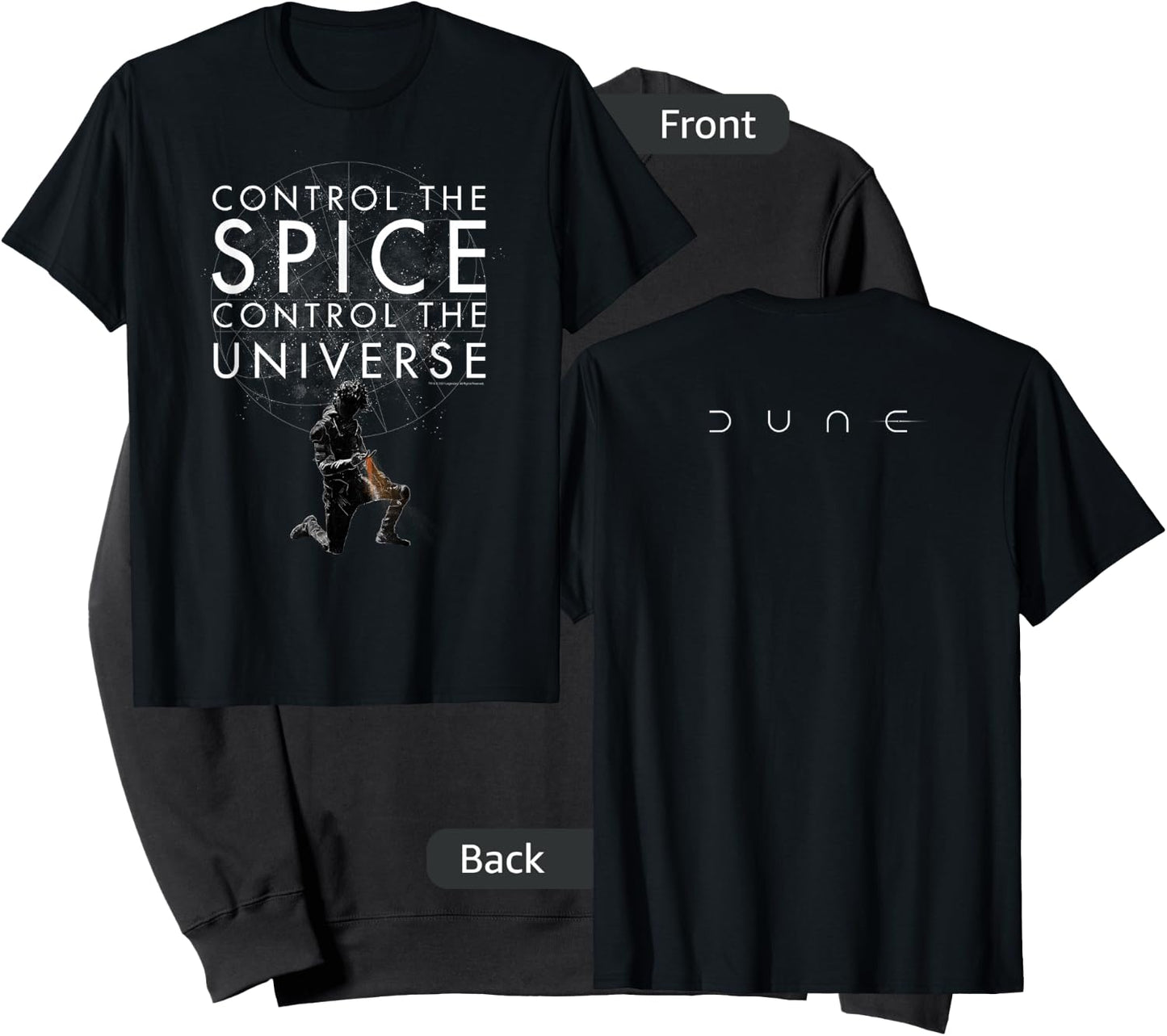 Dune (2021) - Control The Spice, Control The Universe Black Sweatshirt - Sweatshirt | Black