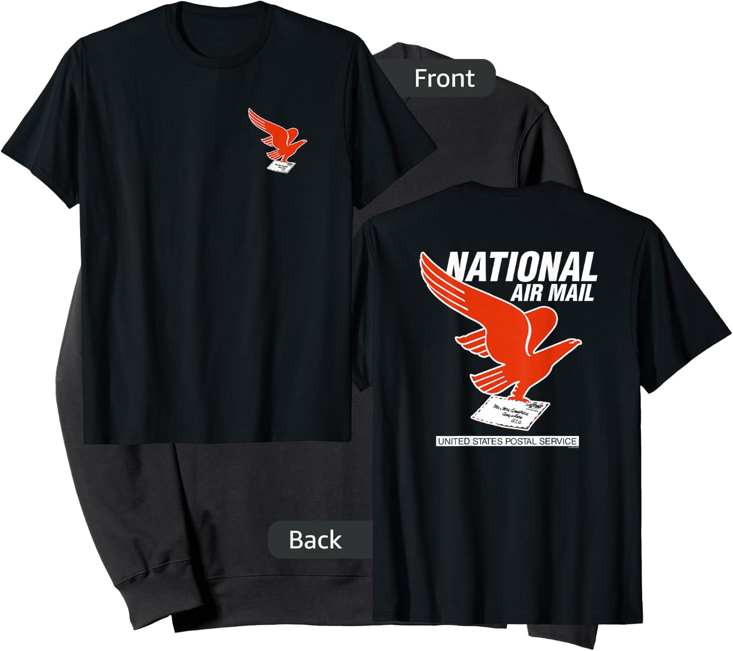 USPS National Air Mail Logo Sweatshirt - Sweatshirt | Black