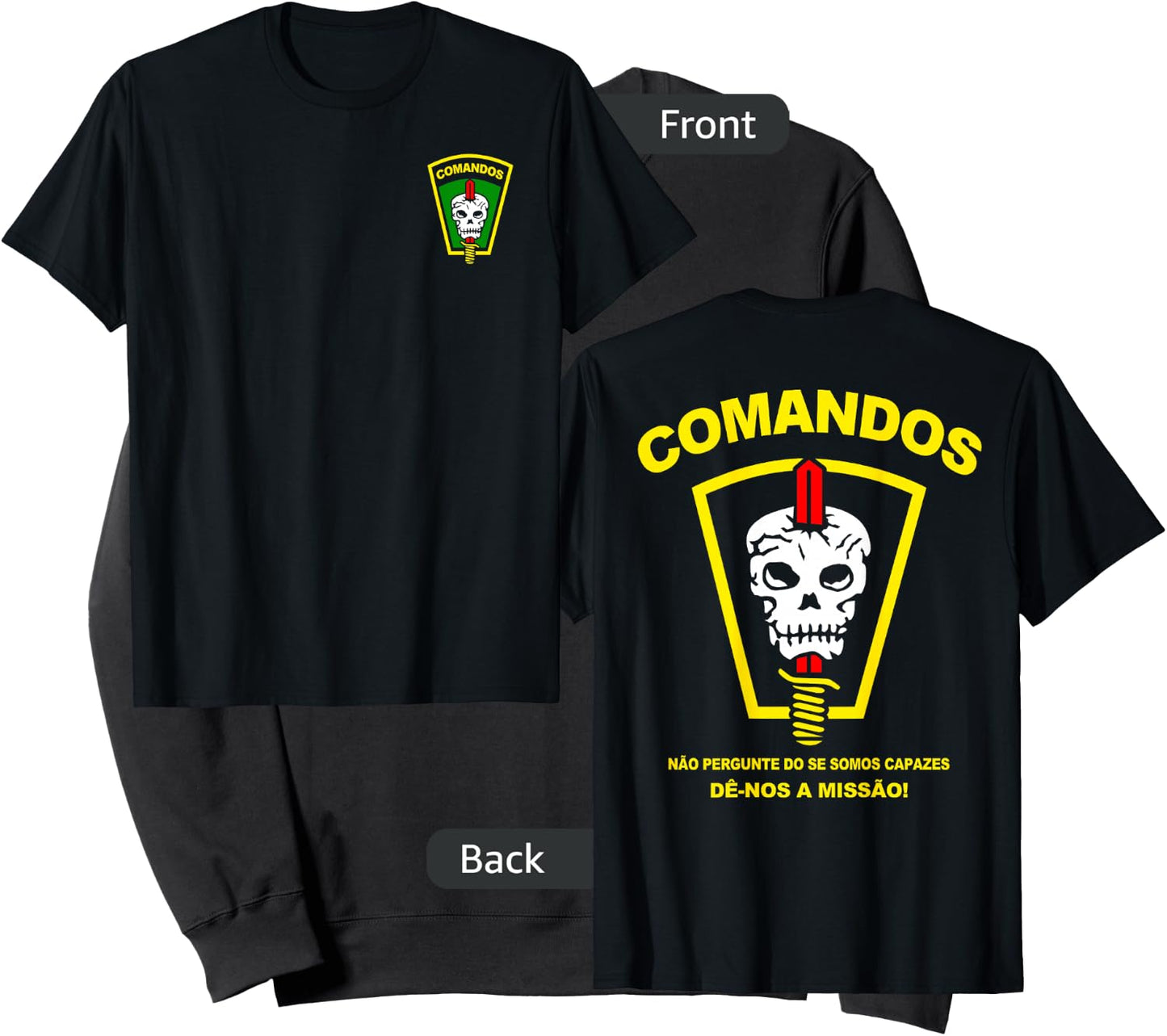Brazil Army Comando Special Forces Sweatshirt - Sweatshirt | Black