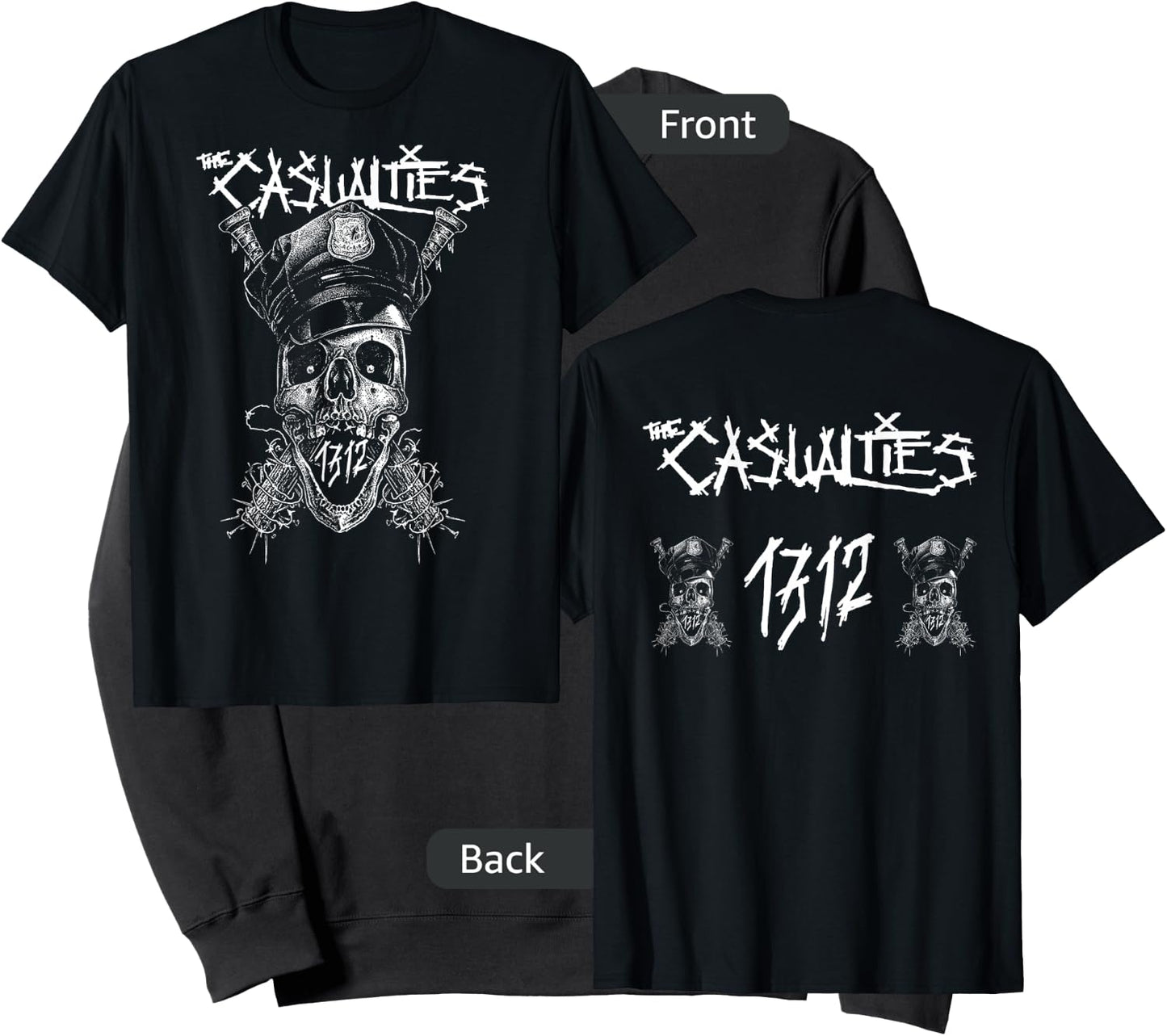 The Casualties - 1312 - Official Merchandise Sweatshirt - Sweatshirt | Black