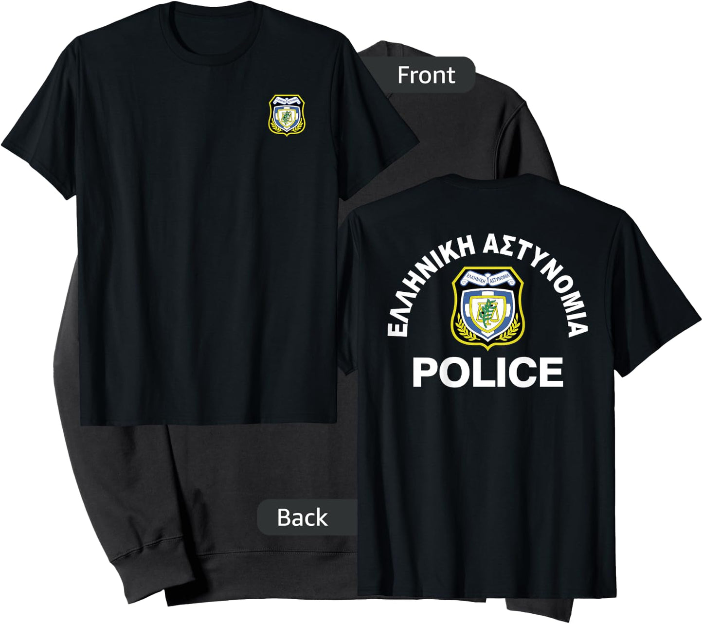 Greece Hellenic Police Sweatshirt - Sweatshirt | Black