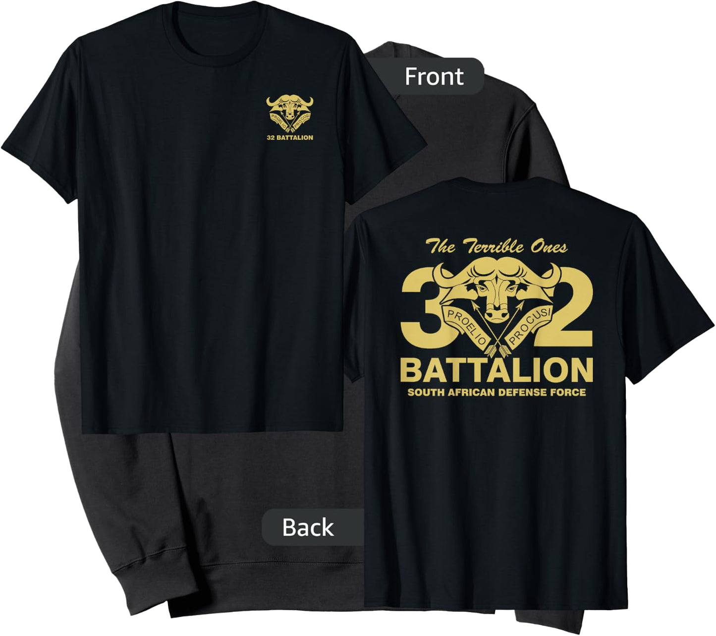 Buffalo 32 Battalion South African Army Sweatshirt - Sweatshirt | Black