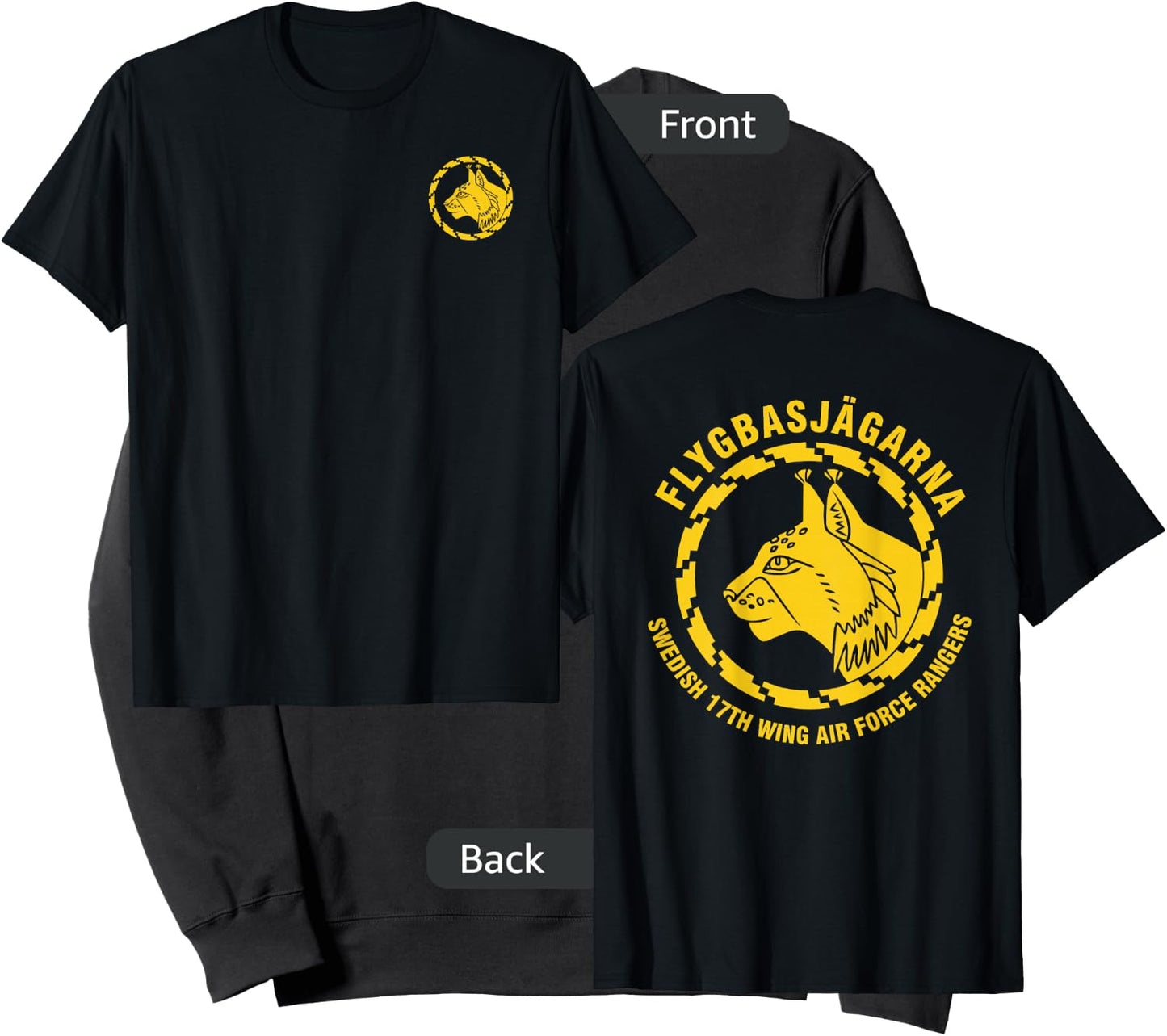 Swedish Air Force Rangers Flygbasjägarna Sweatshirt - Sweatshirt | Black