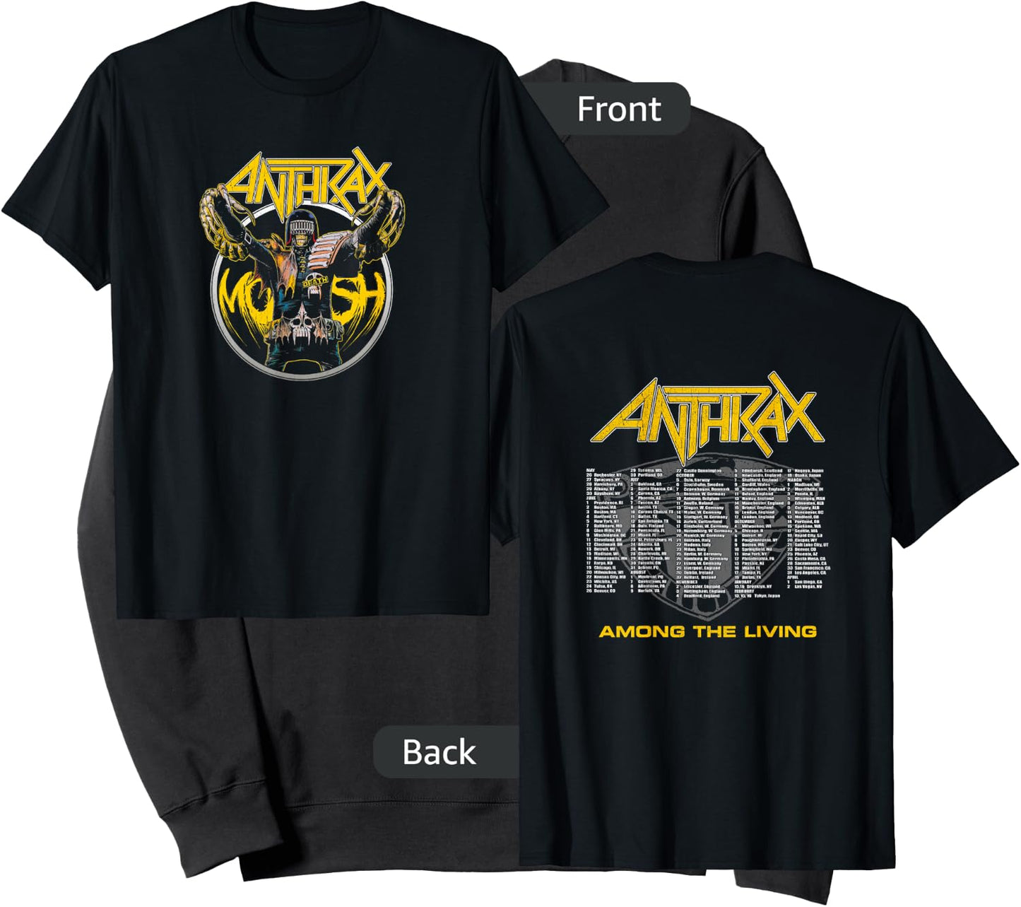 Anthrax - Judge Death Mosh Sweatshirt - Sweatshirt | Black