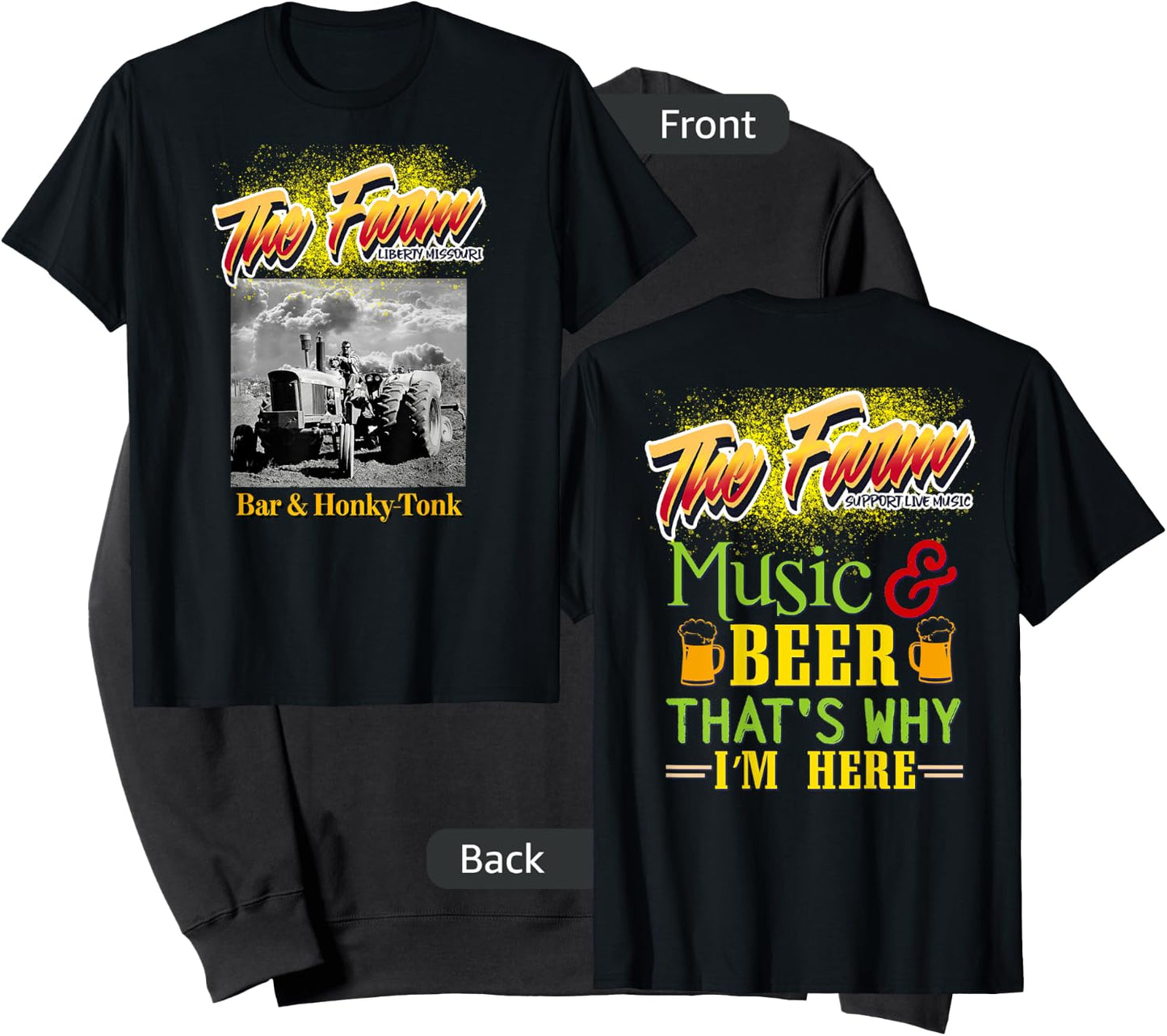 The Farm Liberty Missouri USA Live Music Bar Honky-tonk #1 Sweatshirt - Sweatshirt | Black