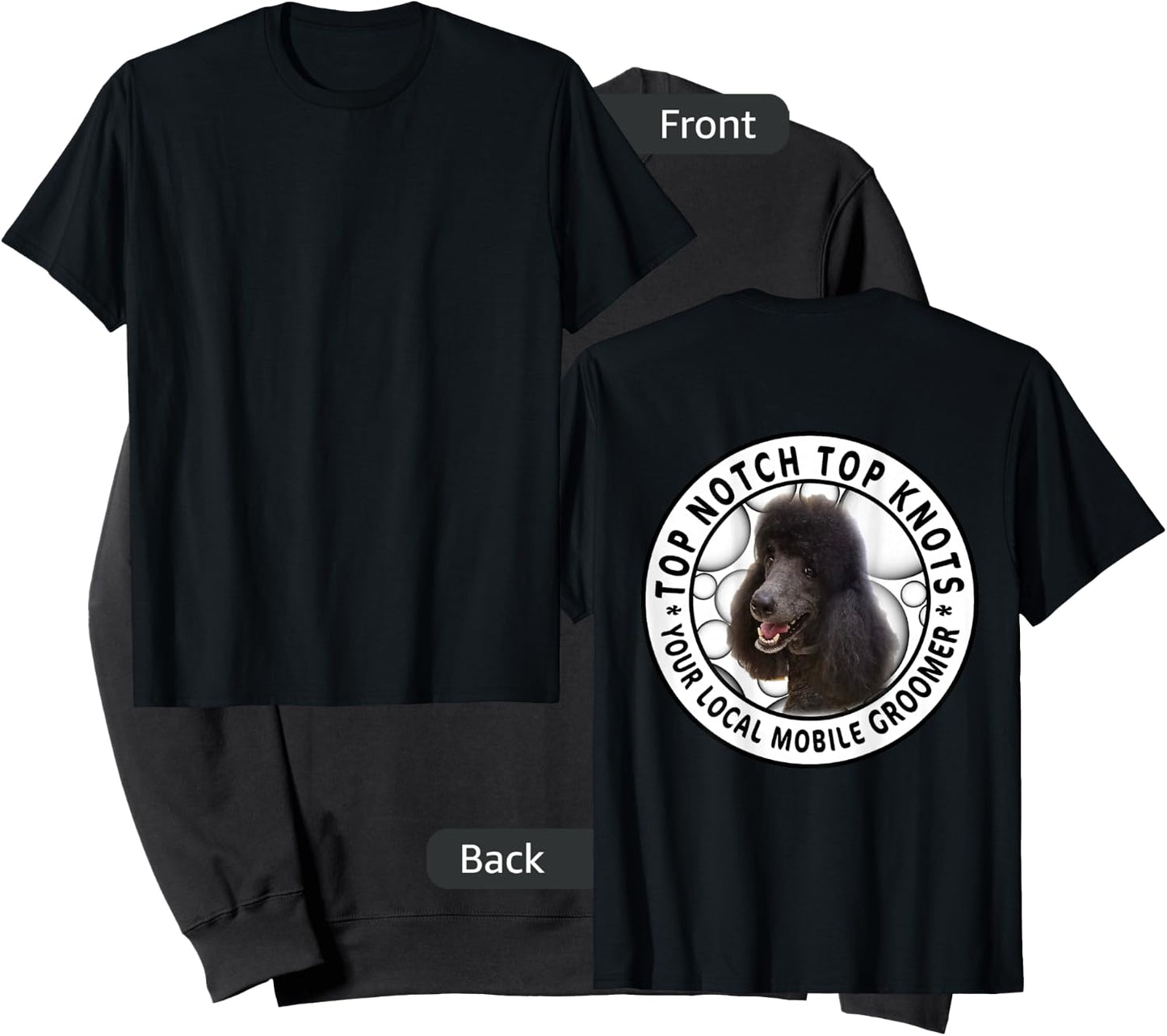 Top Notch Top Knots Mobile Grooming Customer Loyalty Sweatshirt - Sweatshirt | Black