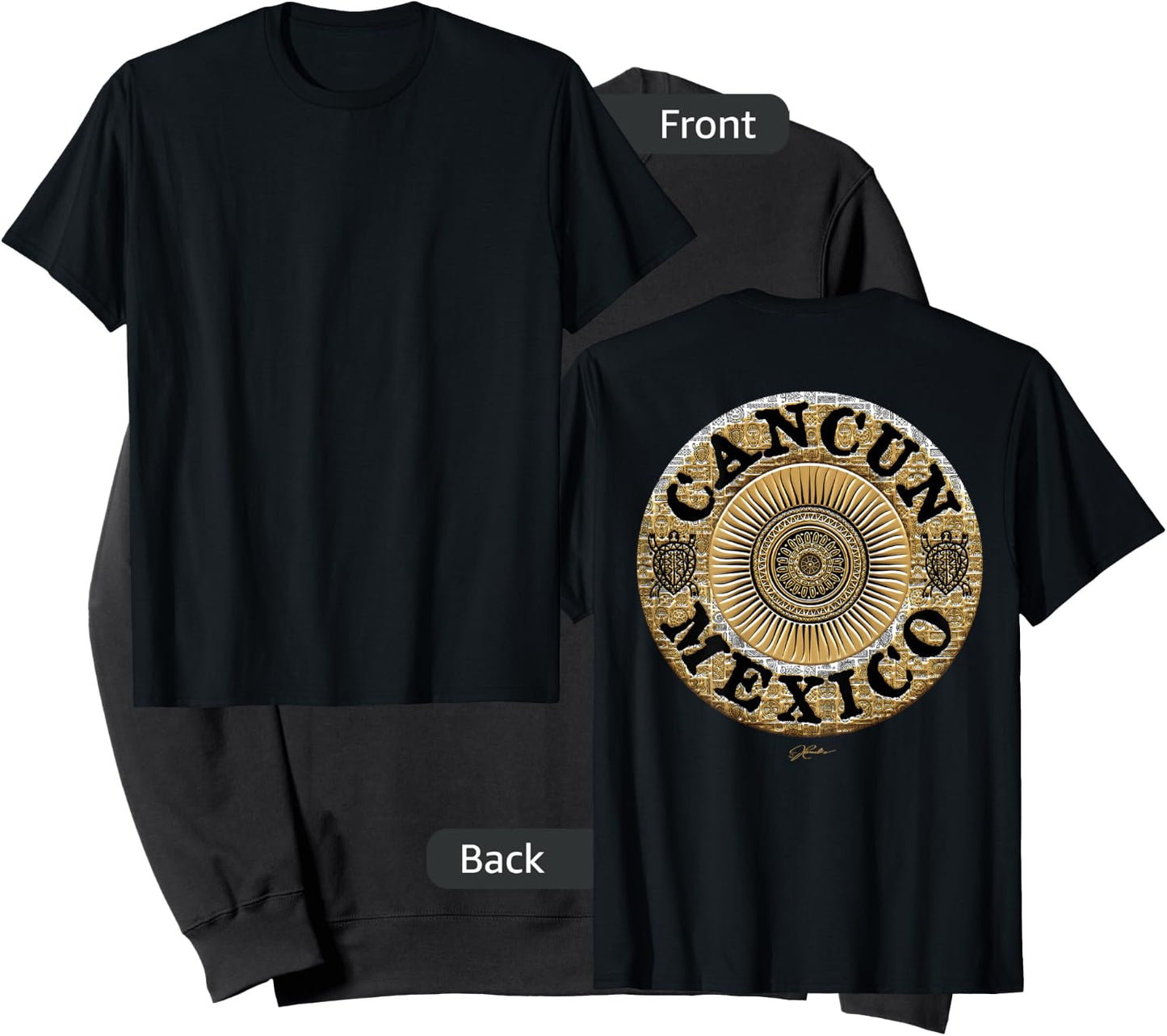 JCombs: Cancun, Mexico, Mayan Sun Sweatshirt - Sweatshirt | Black