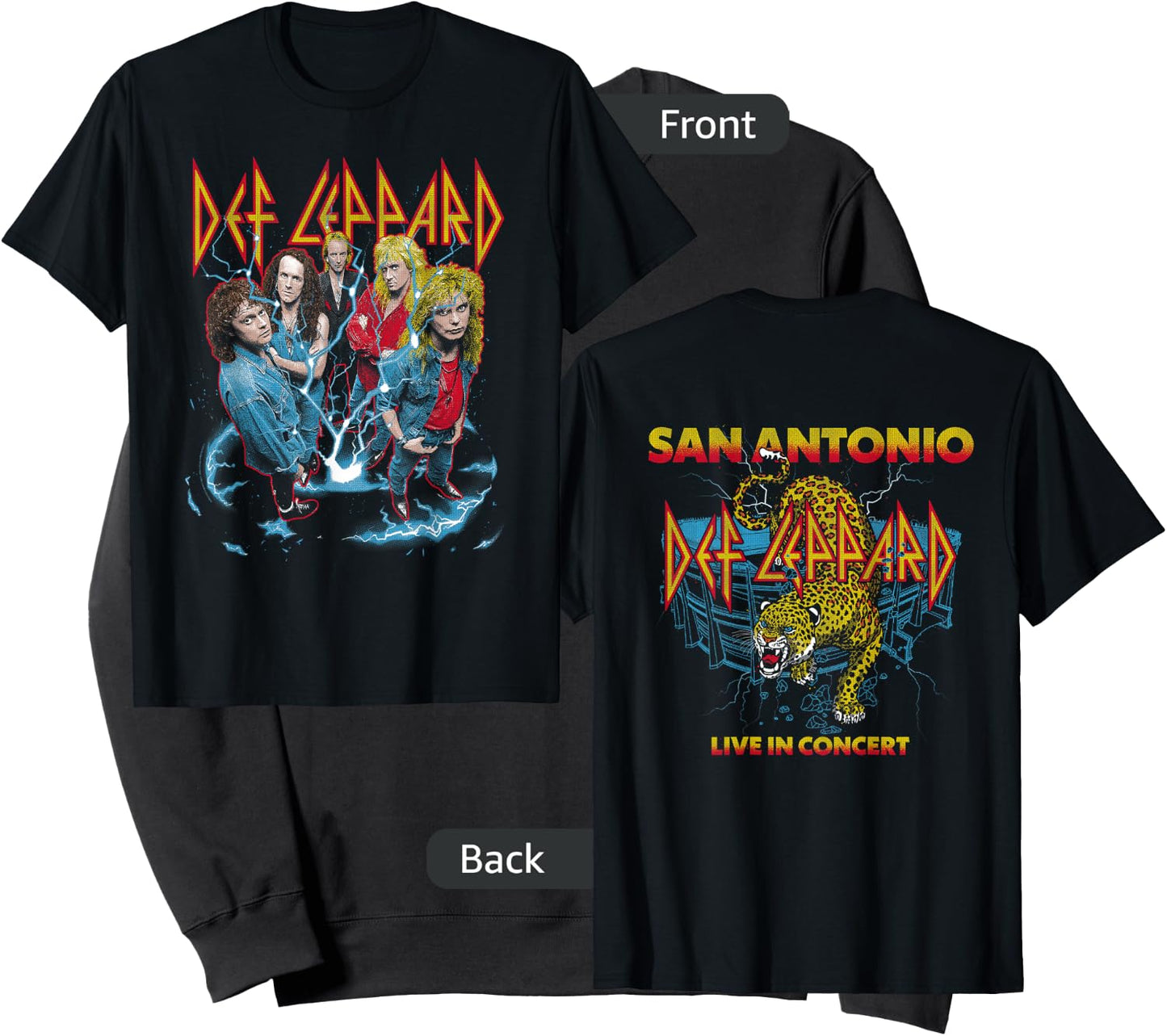 Def Leppard - Band Photo City San Antonio Sweatshirt - Sweatshirt | Black