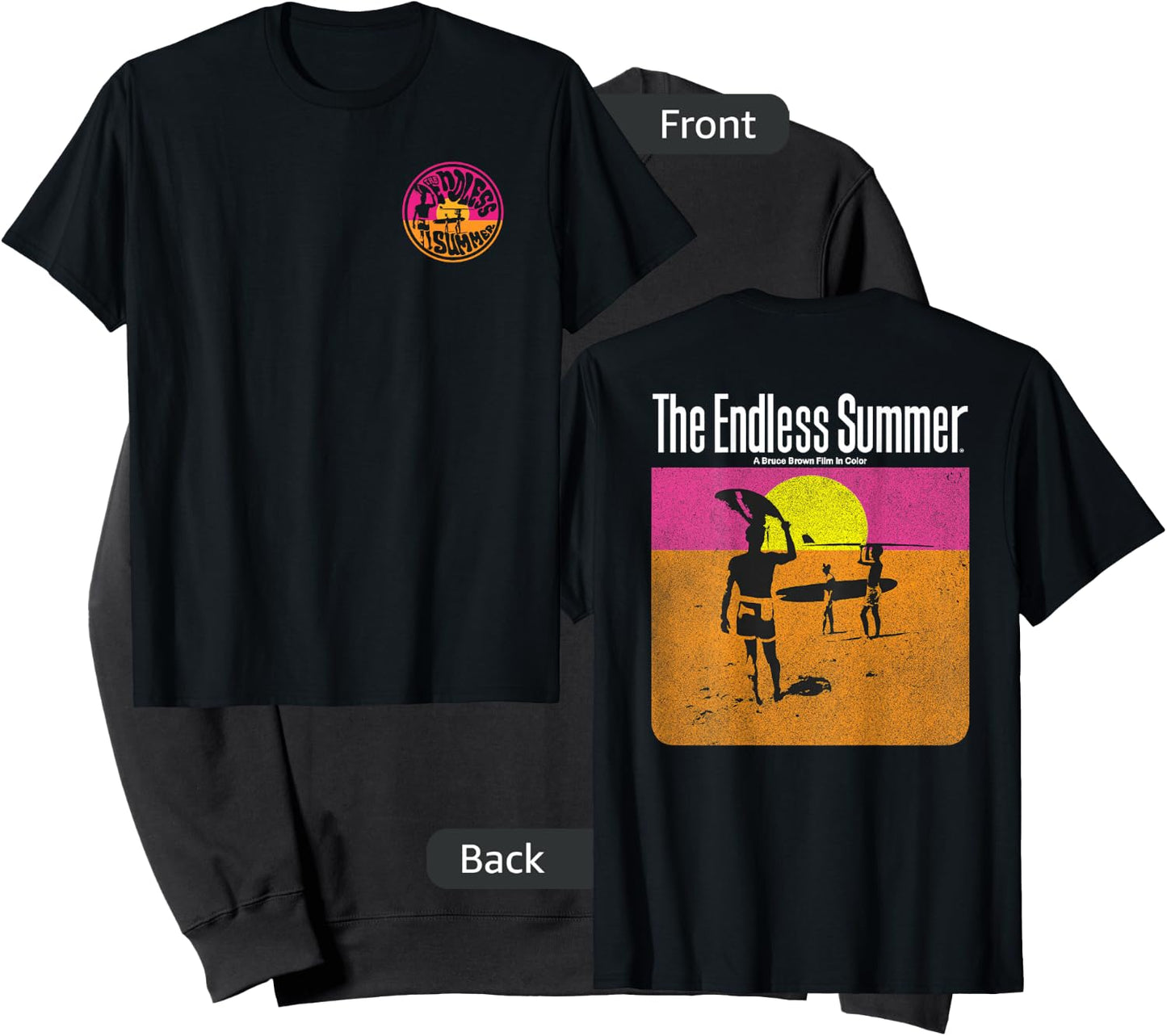 The Endless Summer 1966 Classic Surf Movie 60s Vintage Surf Sweatshirt - Sweatshirt | Black