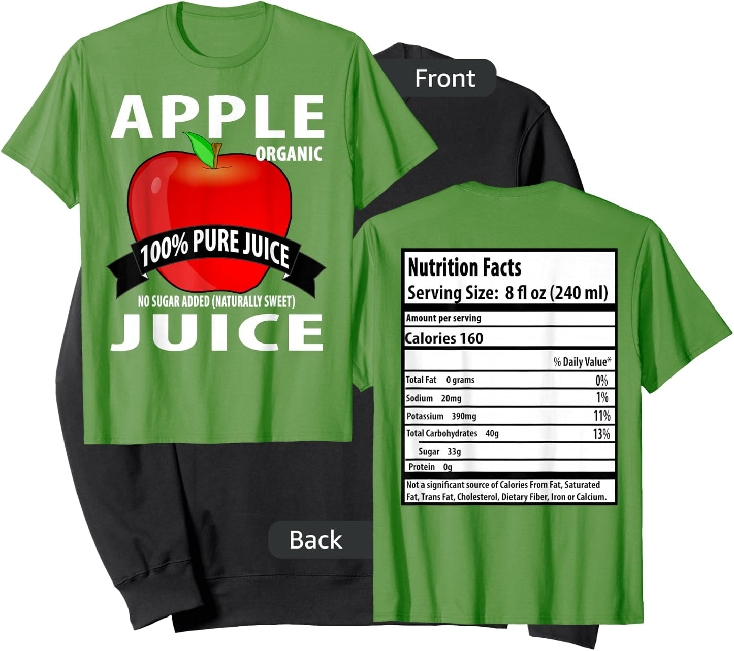 Apple Juice Box: Family Halloween Costumes for 5 People Sweatshirt - Sweatshirt | Black