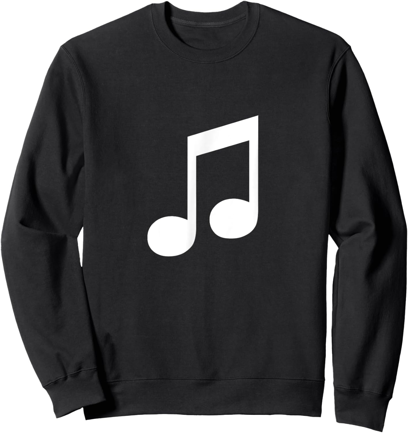 Eighth 8th Music Note Musician Sweatshirt - Sweatshirt | Black
