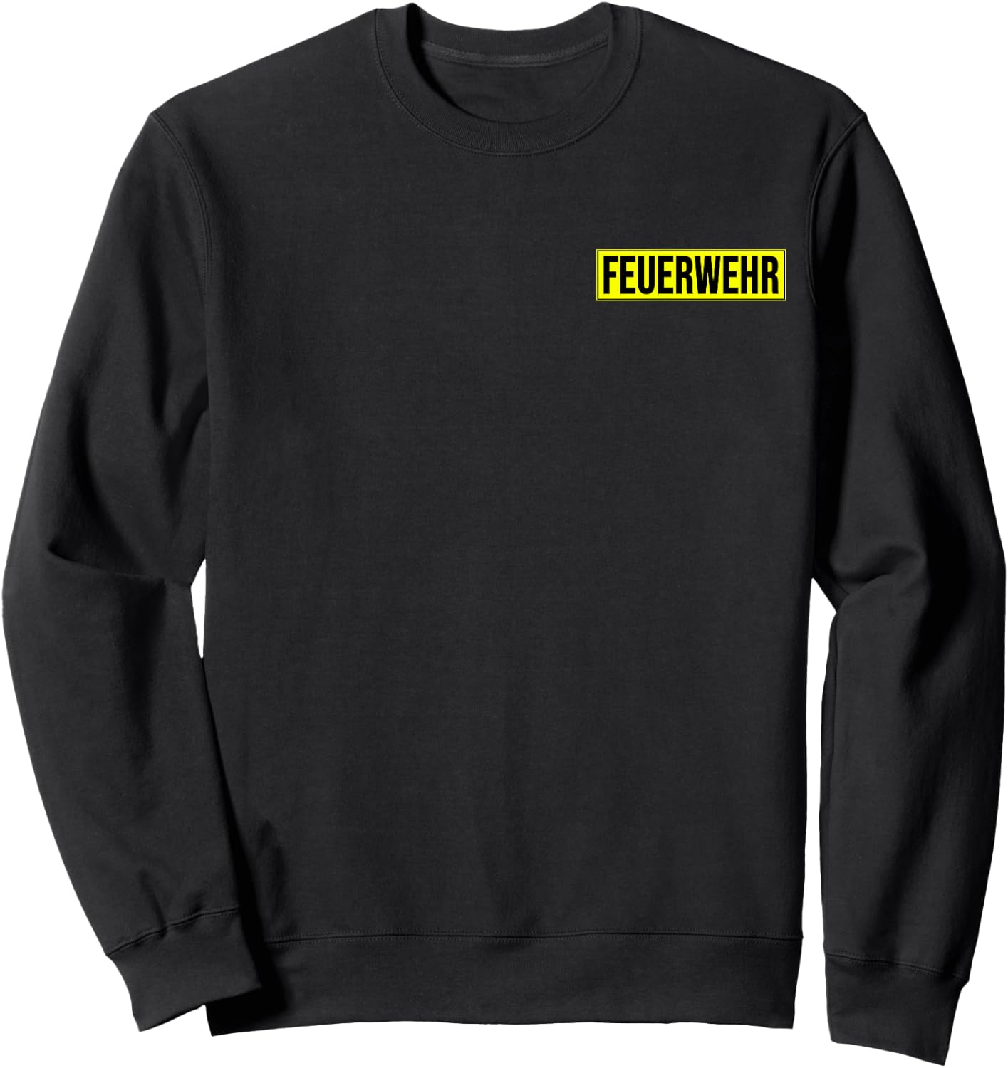 Feuerwehr German Fire Department Brigade Germany Uniform Sweatshirt - Sweatshirt | Black