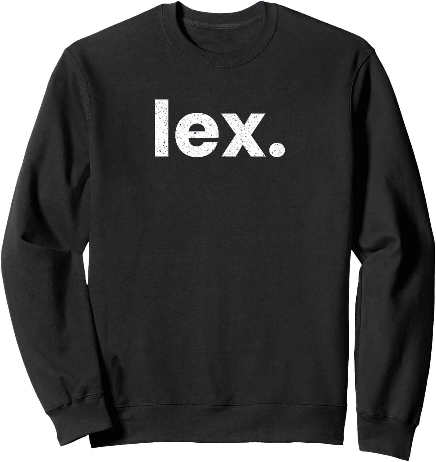 LEX Lexington Kentucky Airport Code List LEX Sweatshirt - Sweatshirt | Black