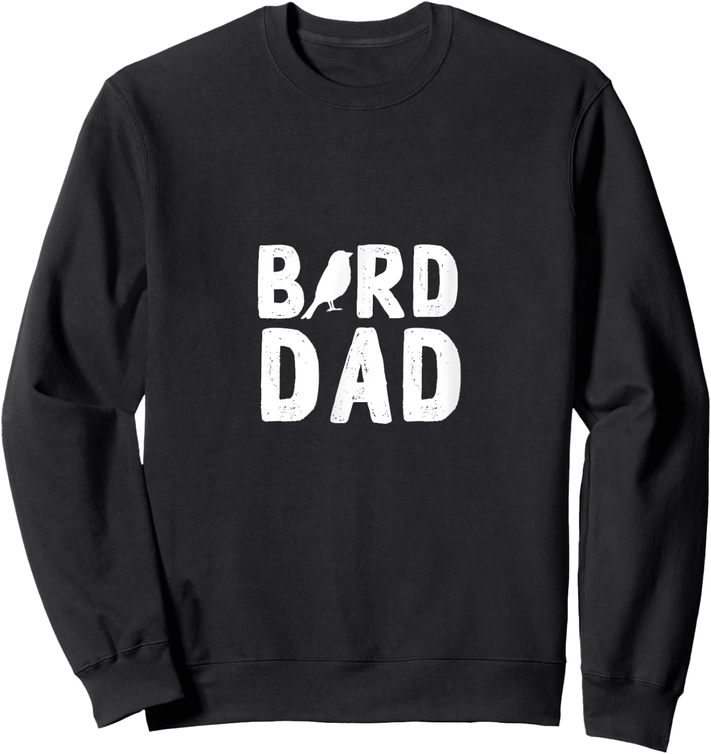 Bird Dad Design for Companion Bird Pet Owners Sweatshirt - Sweatshirt | Black