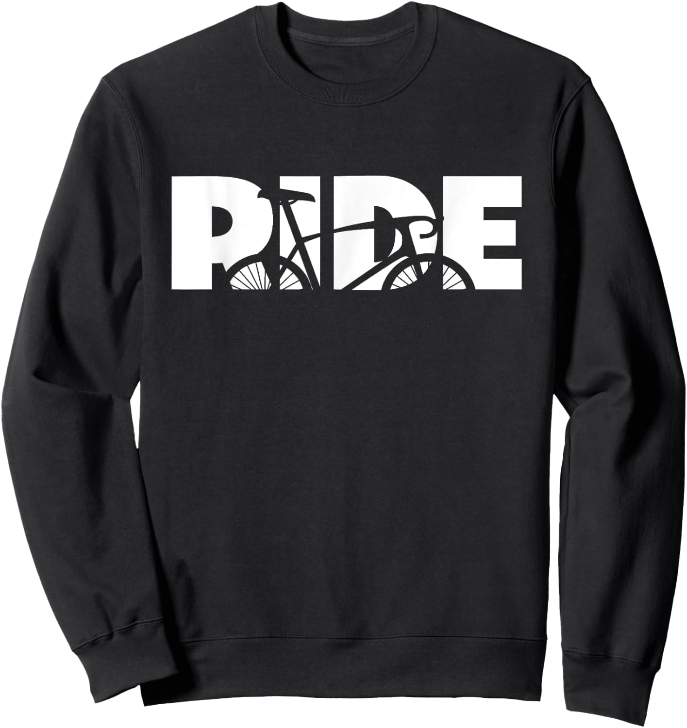 Road Biking Bicycle Cycling Sweatshirt - Sweatshirt | Black