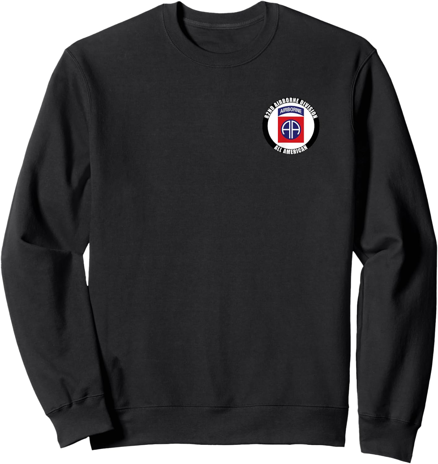 82nd Airborne Division All American Military Veteran Sweatshirt - Sweatshirt | Black