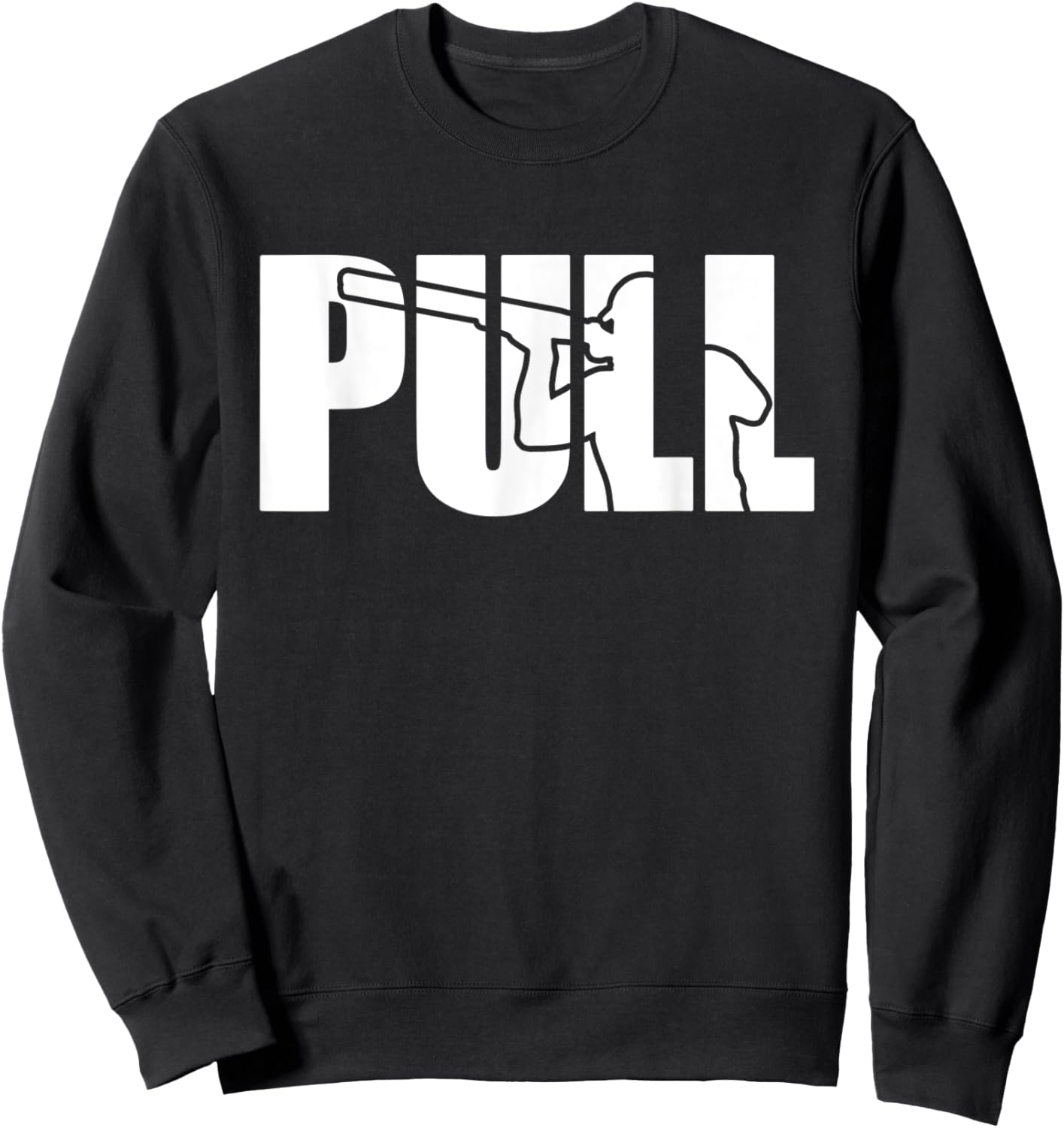 Funny Skeet Shooting Trap Sporting Clay Shooter Shotgun Gift Sweatshirt - Sweatshirt | Black