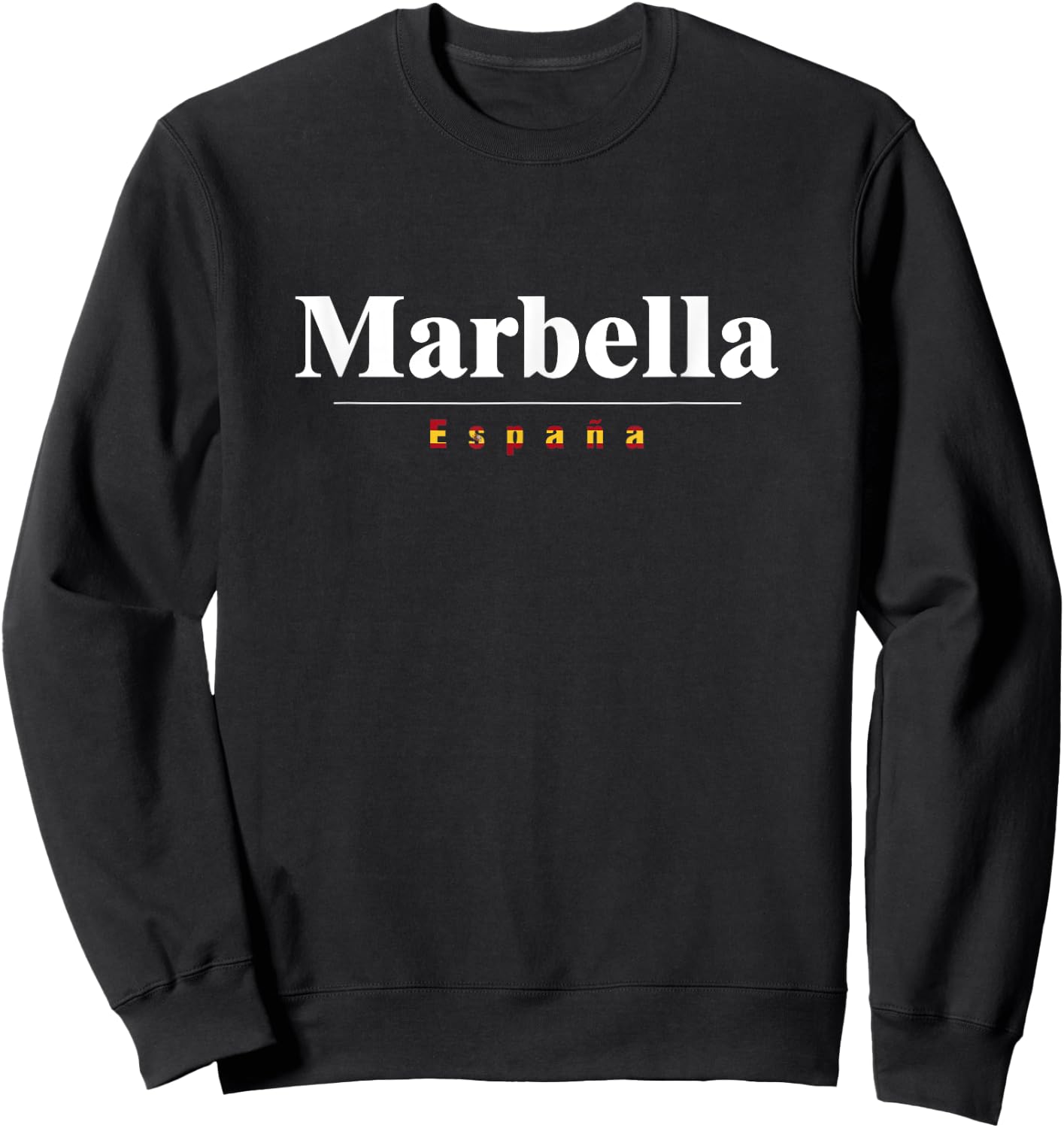 Marbella Spain Sweatshirt - Sweatshirt | Black