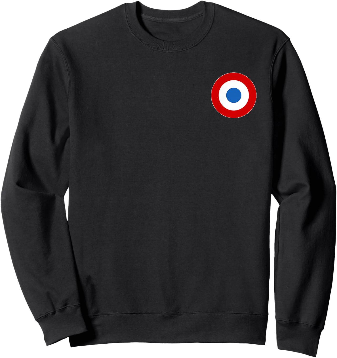 France Air Force Roundel Faf French Armed Forces Sweatshirt - Sweatshirt | Black