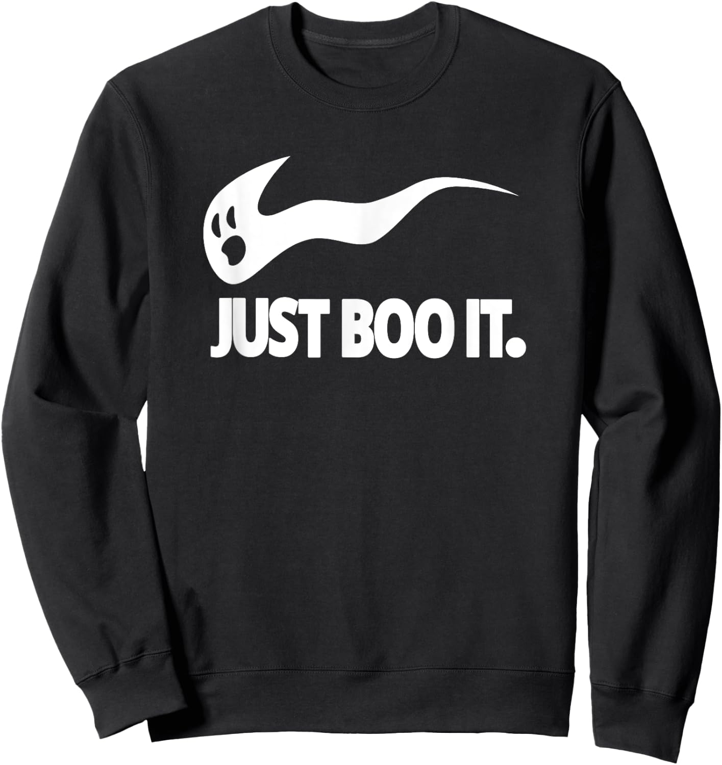 Just Boo It Cute Funny Ghost Halloween Matching Gift Sweatshirt - Sweatshirt | Black