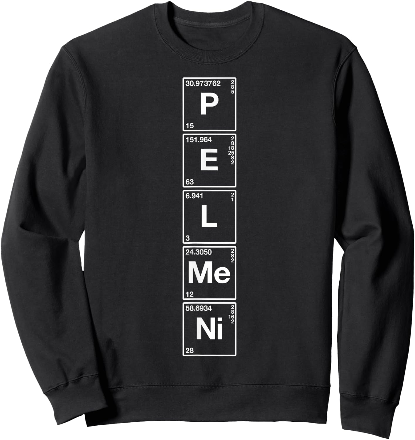 Pelmeni - Funny Russian Food Shirt Vintage Russia Science Sweatshirt - Sweatshirt | Black