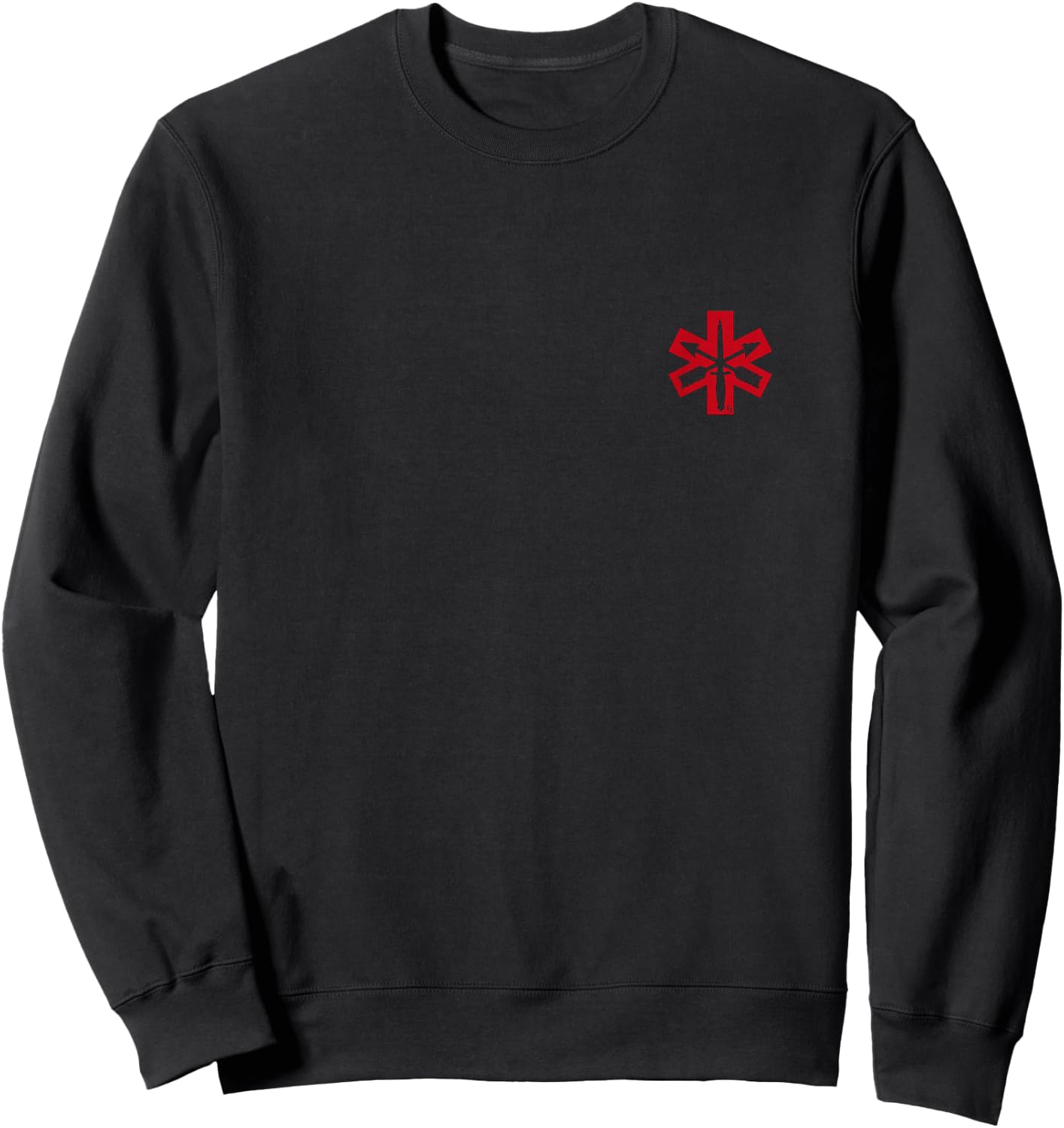 Trauma Naked's Special Forces Star of Life Sweatshirt - Sweatshirt | Black
