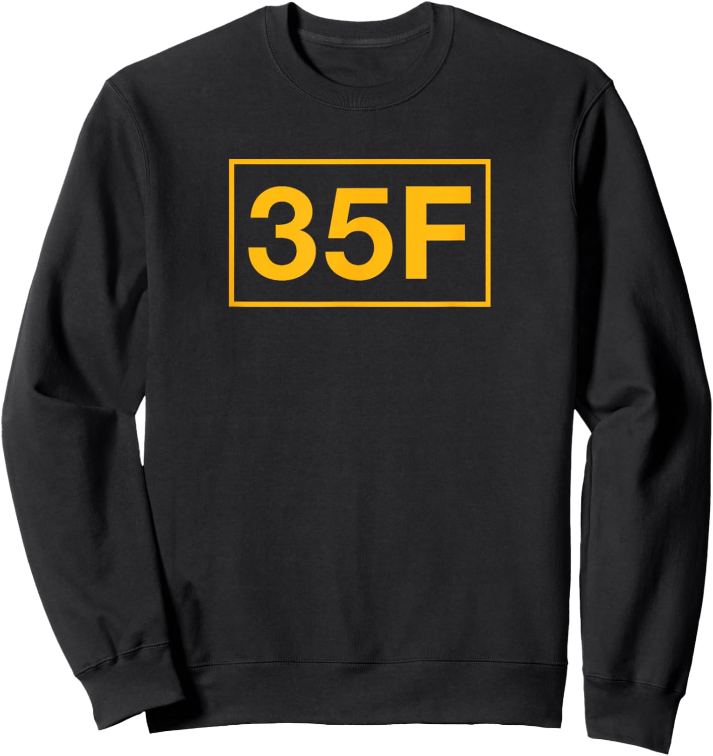 35F Intelligence Analyst Sweatshirt - Sweatshirt | Black