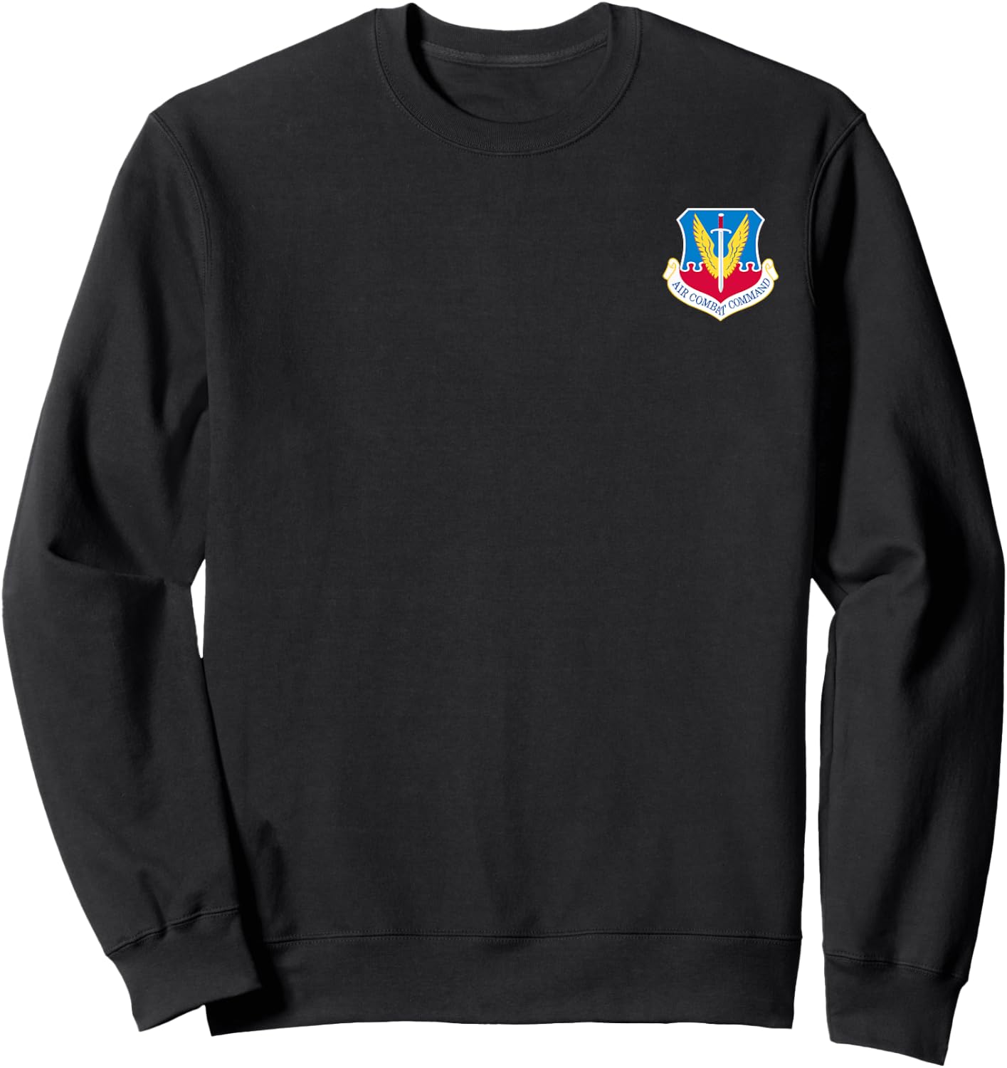 Air Combat Command Veteran Proud U.S Air Force Veterans Day Sweatshirt - Sweatshirt | Black