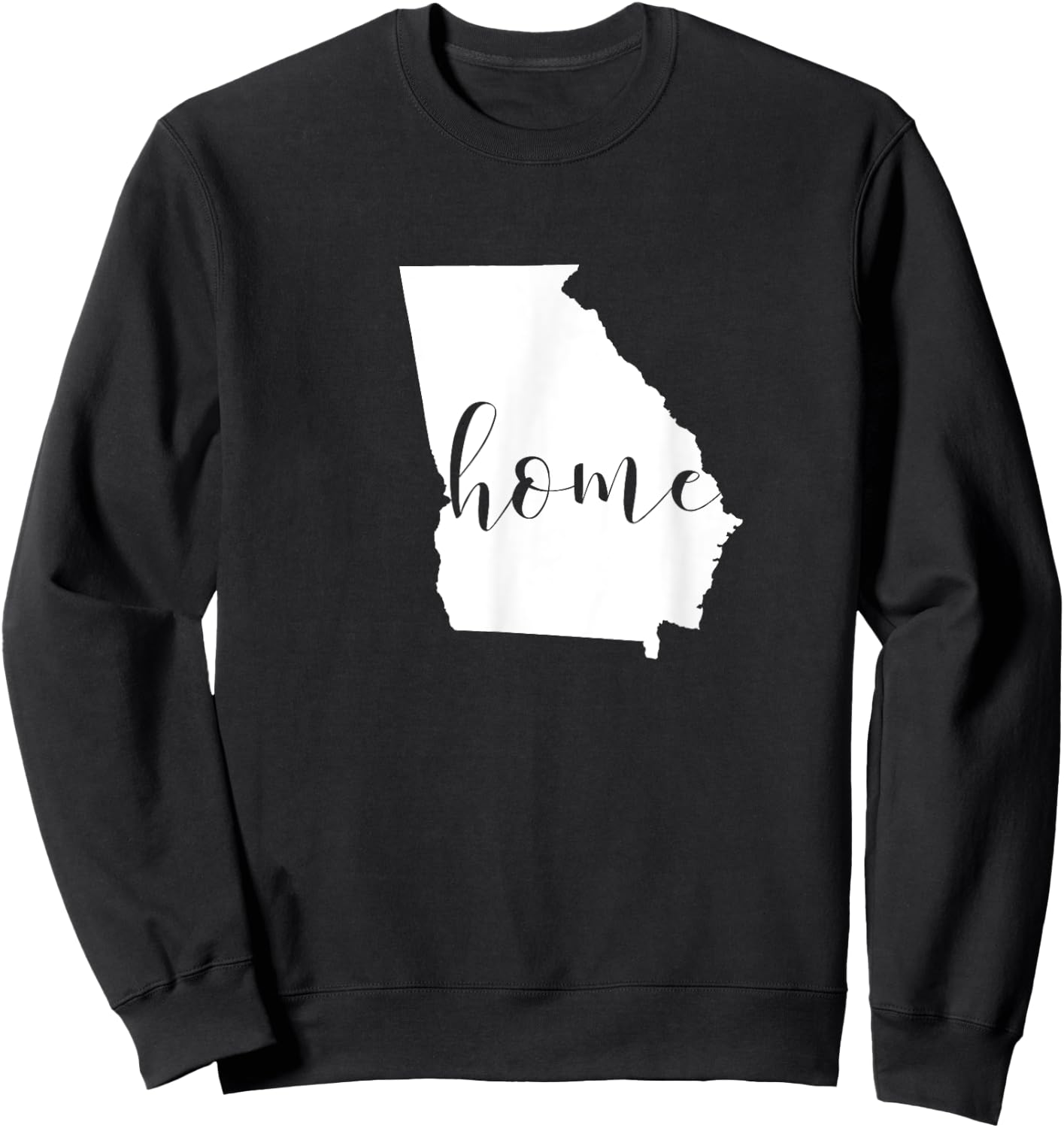 GA HOME Georgia Shirt Blouse Southern South Sweatshirt - Sweatshirt | Black