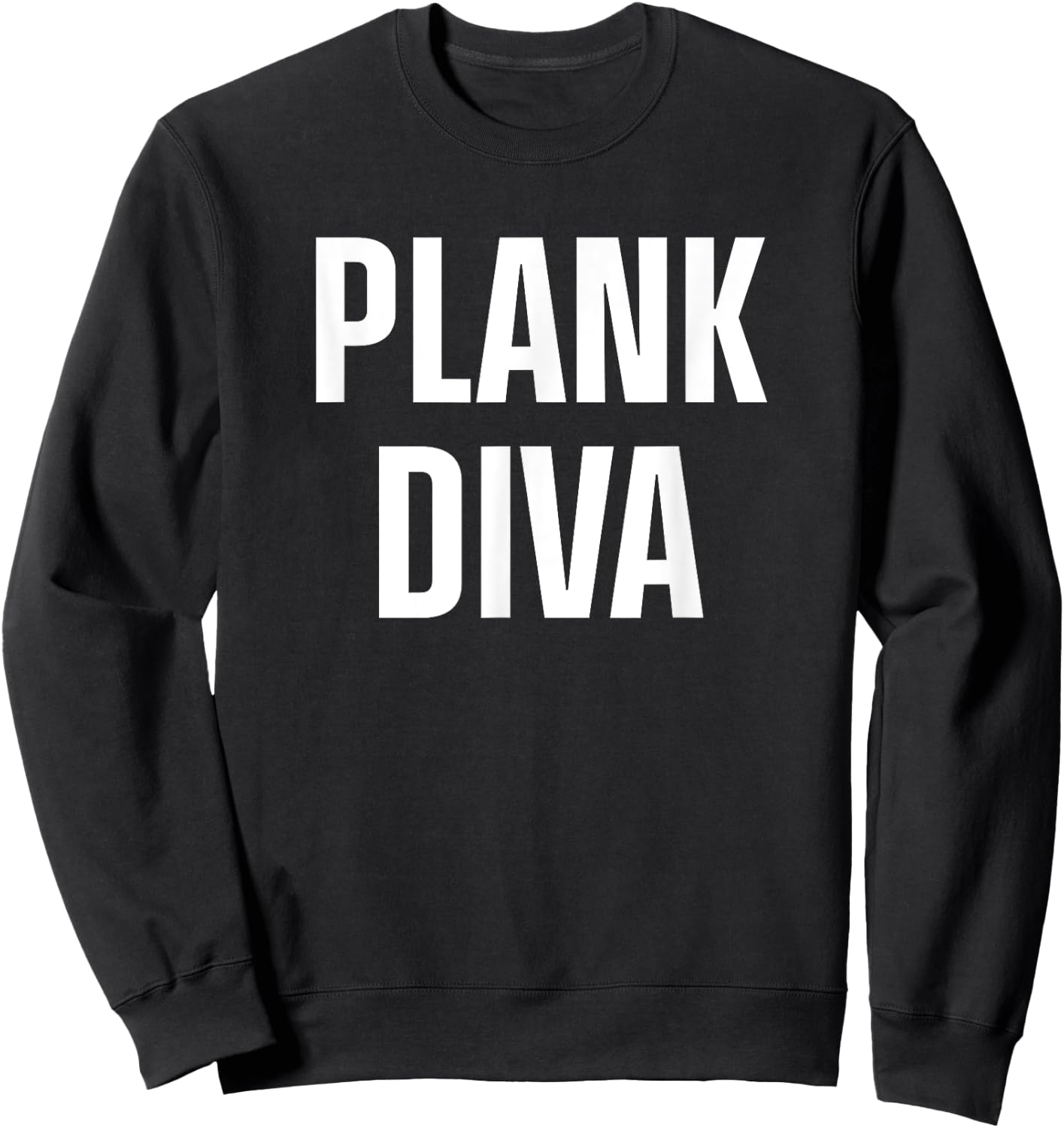 Planking Workout Motivation Plank Fitness Sweatshirt - Sweatshirt | Black