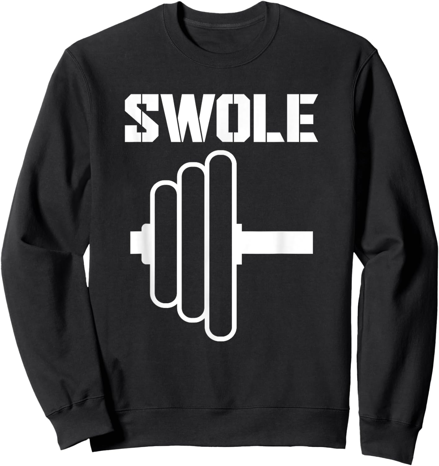 Swole Mates Funny Workout Couples Valentines Day Gym Fitness Sweatshirt - Sweatshirt | Black