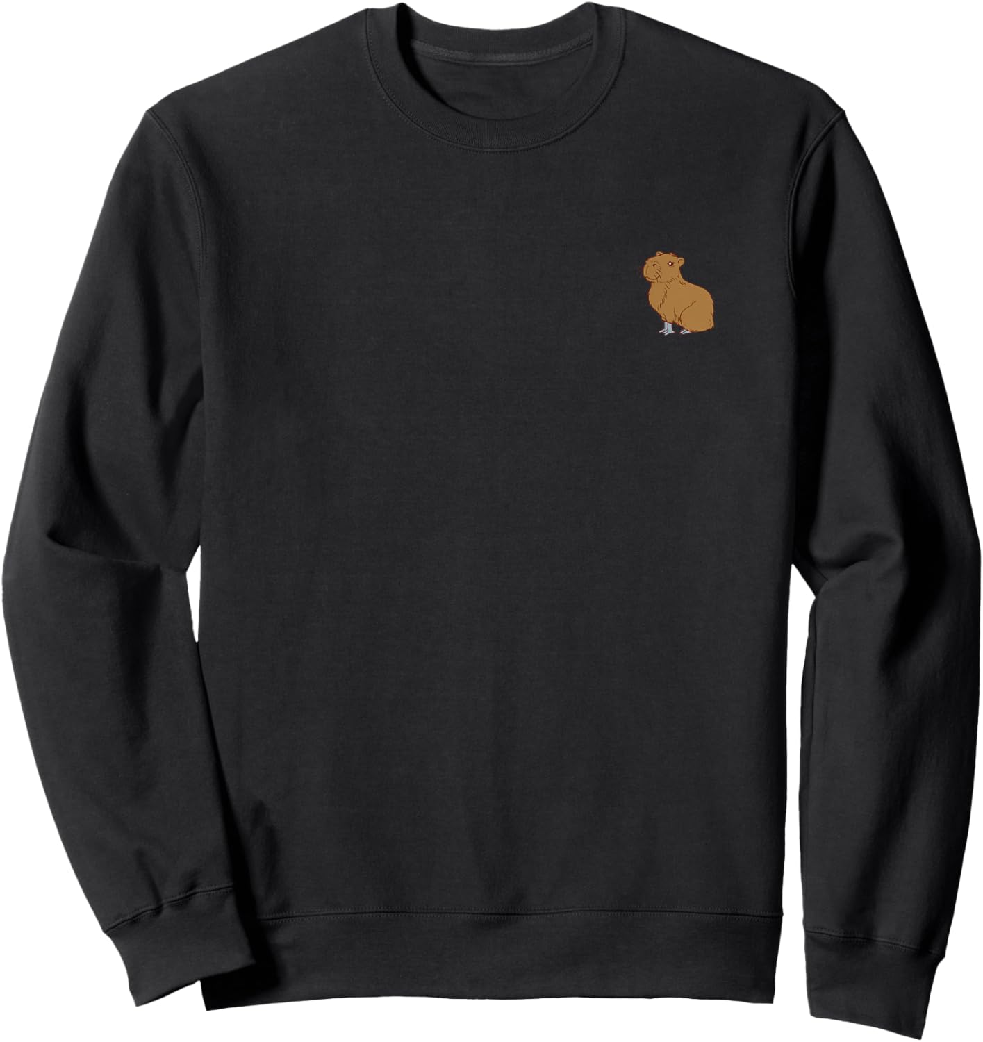 Capybara Native Rodent Lover Animal Sweatshirt - Sweatshirt | Black