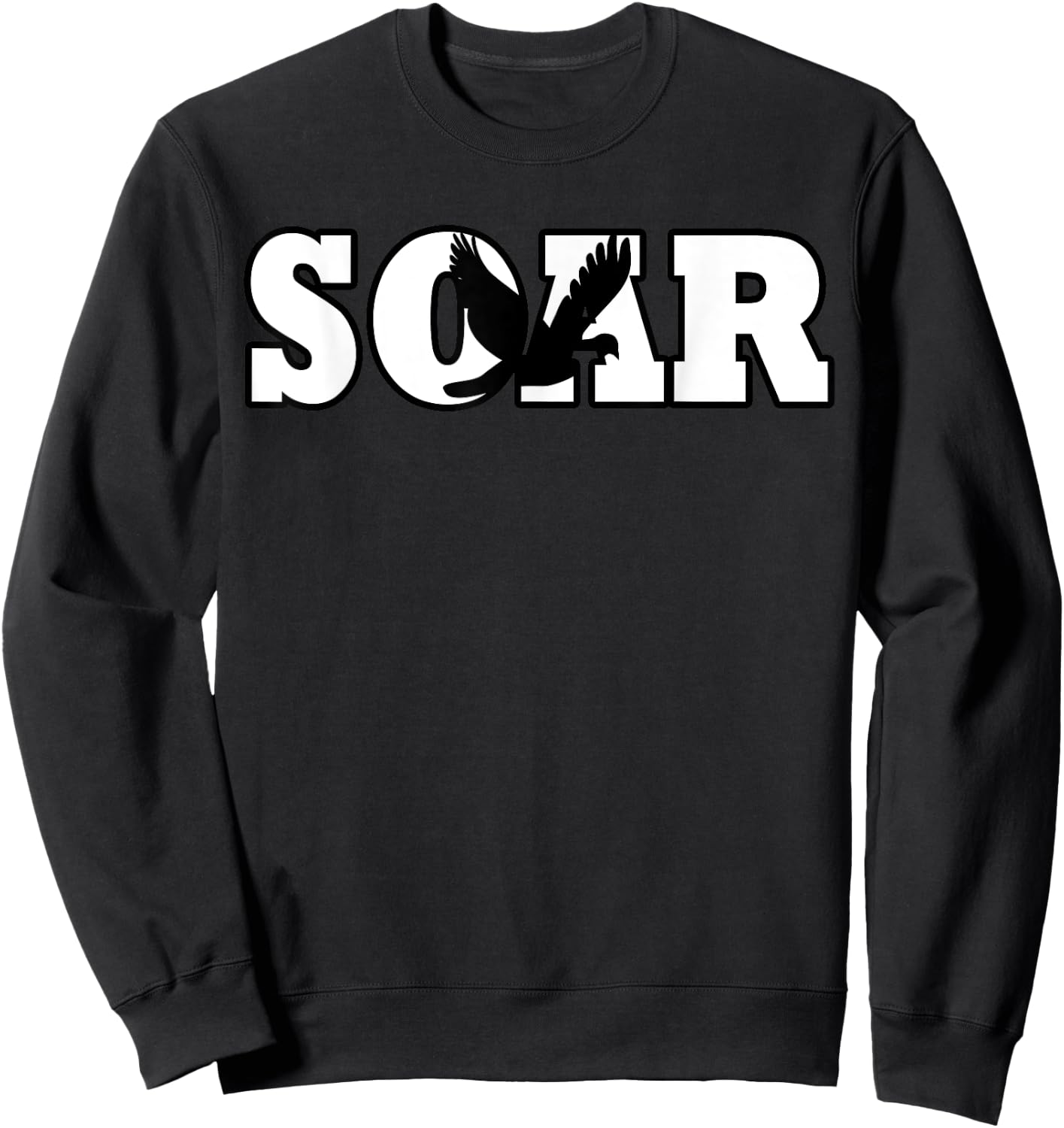 SOAR Eagle t shirt Sweatshirt - Sweatshirt | Black