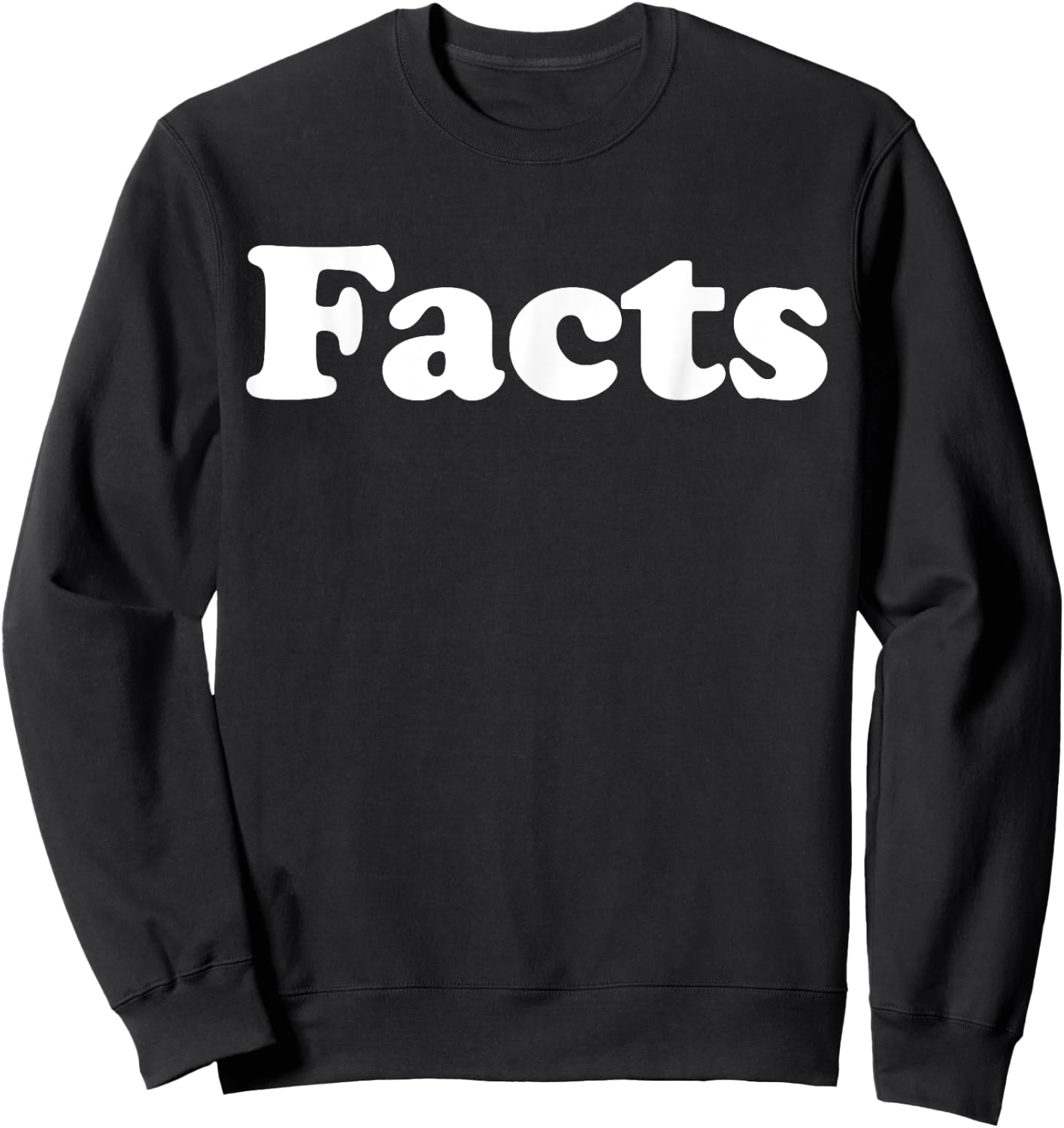 Facts Sweatshirt - Sweatshirt | Black