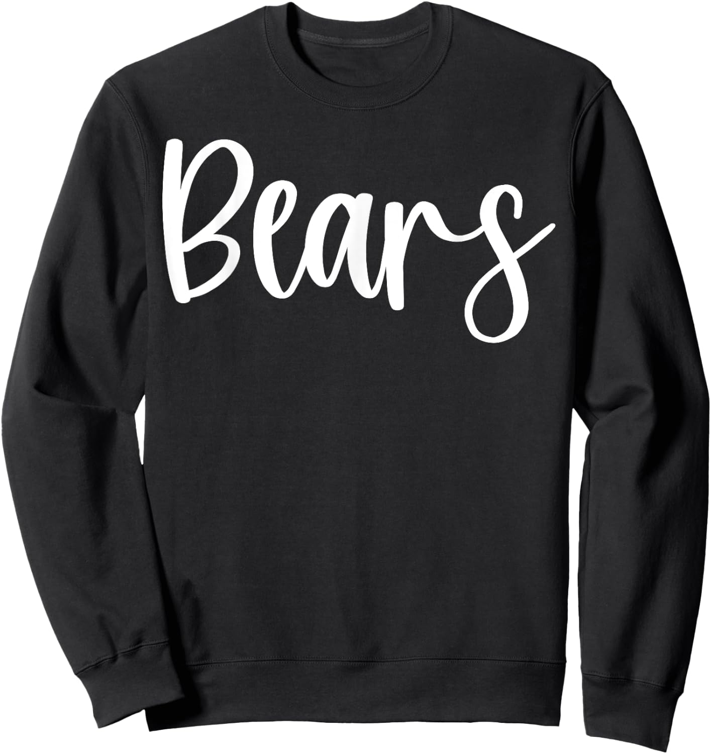 Bears School Spirit Team Mascot Game Night Sweatshirt - Sweatshirt | Black