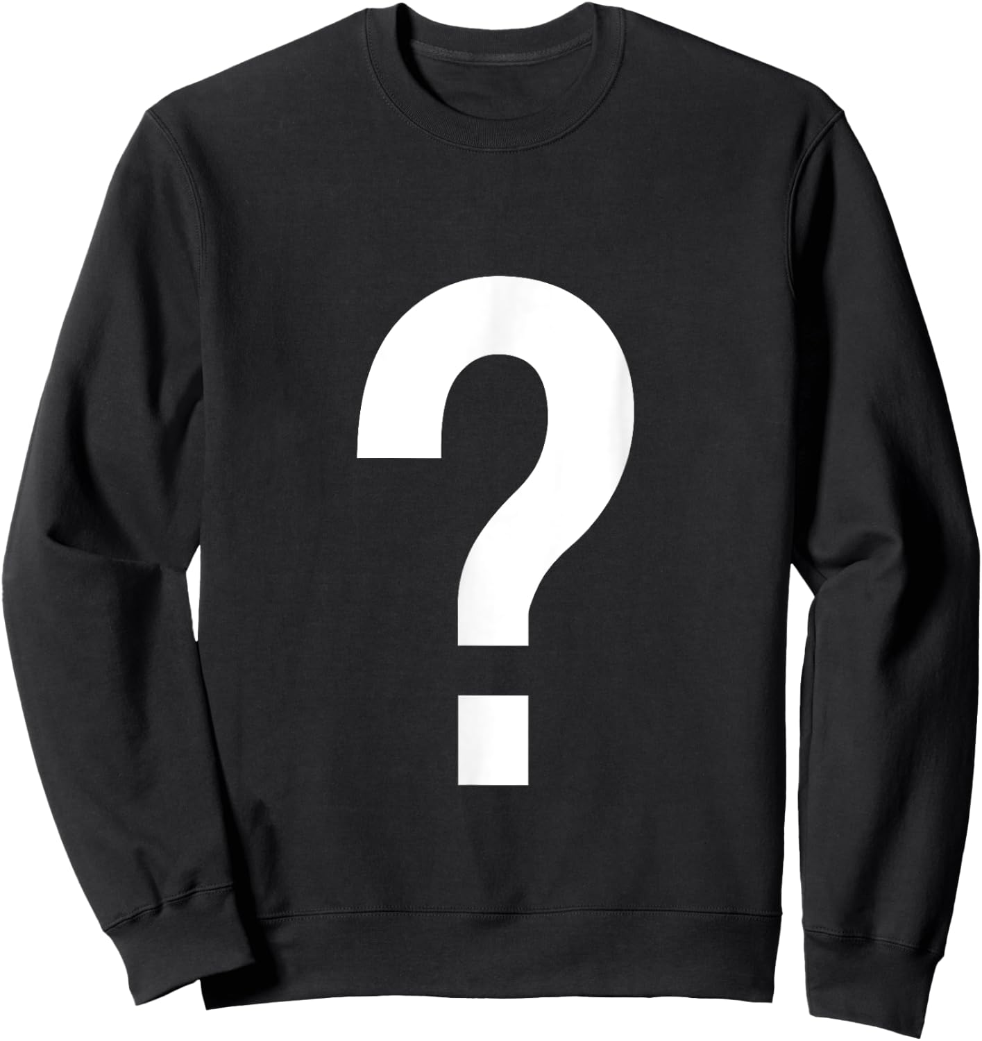Question Mark Couple Guess Who Costume Sweatshirt - Sweatshirt | Black