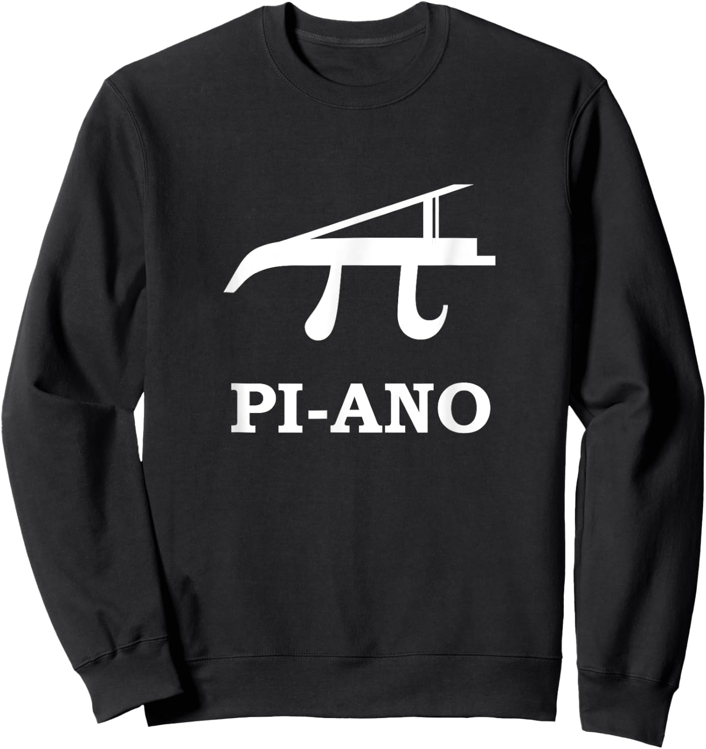 Pi Math Piano Science Teacher Music Geek Gift Scientist Women Kids Sweatshirt - Sweatshirt | Black