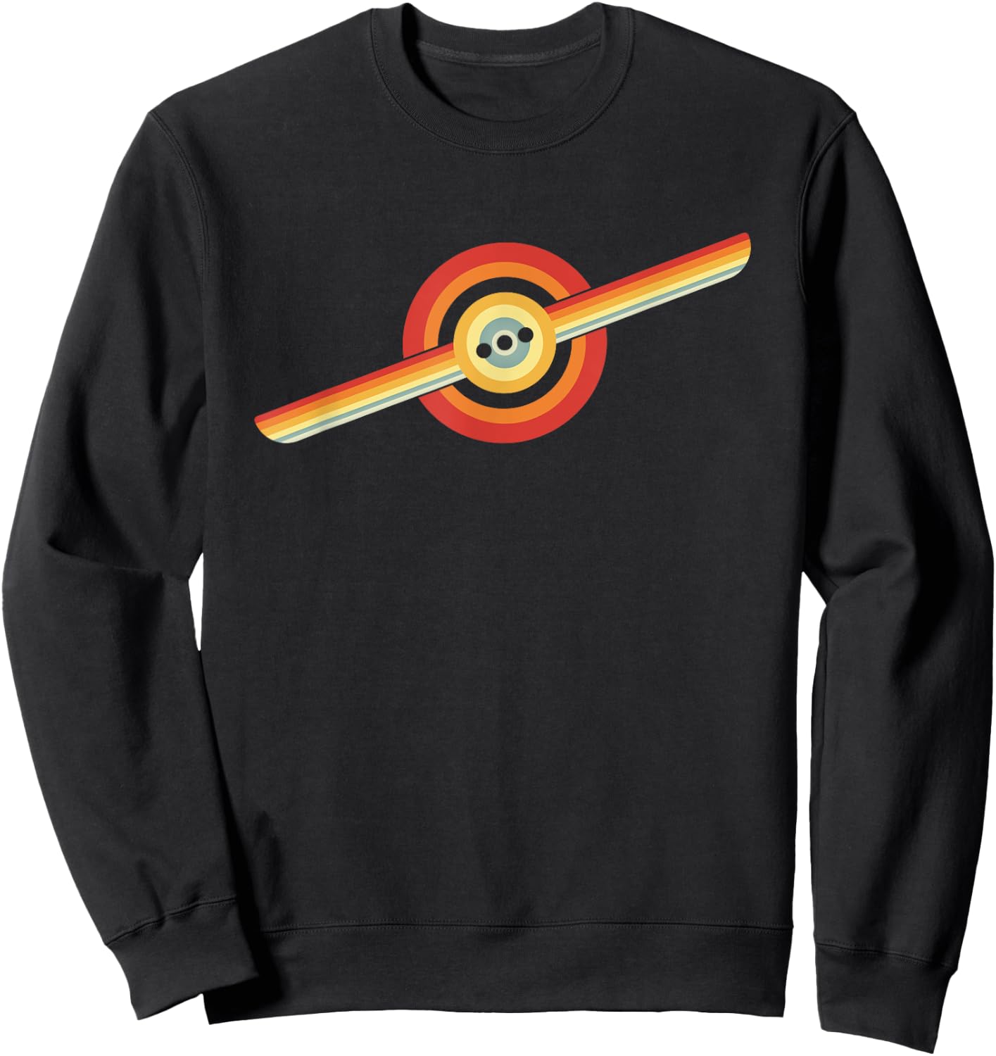One Wheel Electric Skateboard Float Owner Skateboarding Sweatshirt - Sweatshirt | Black